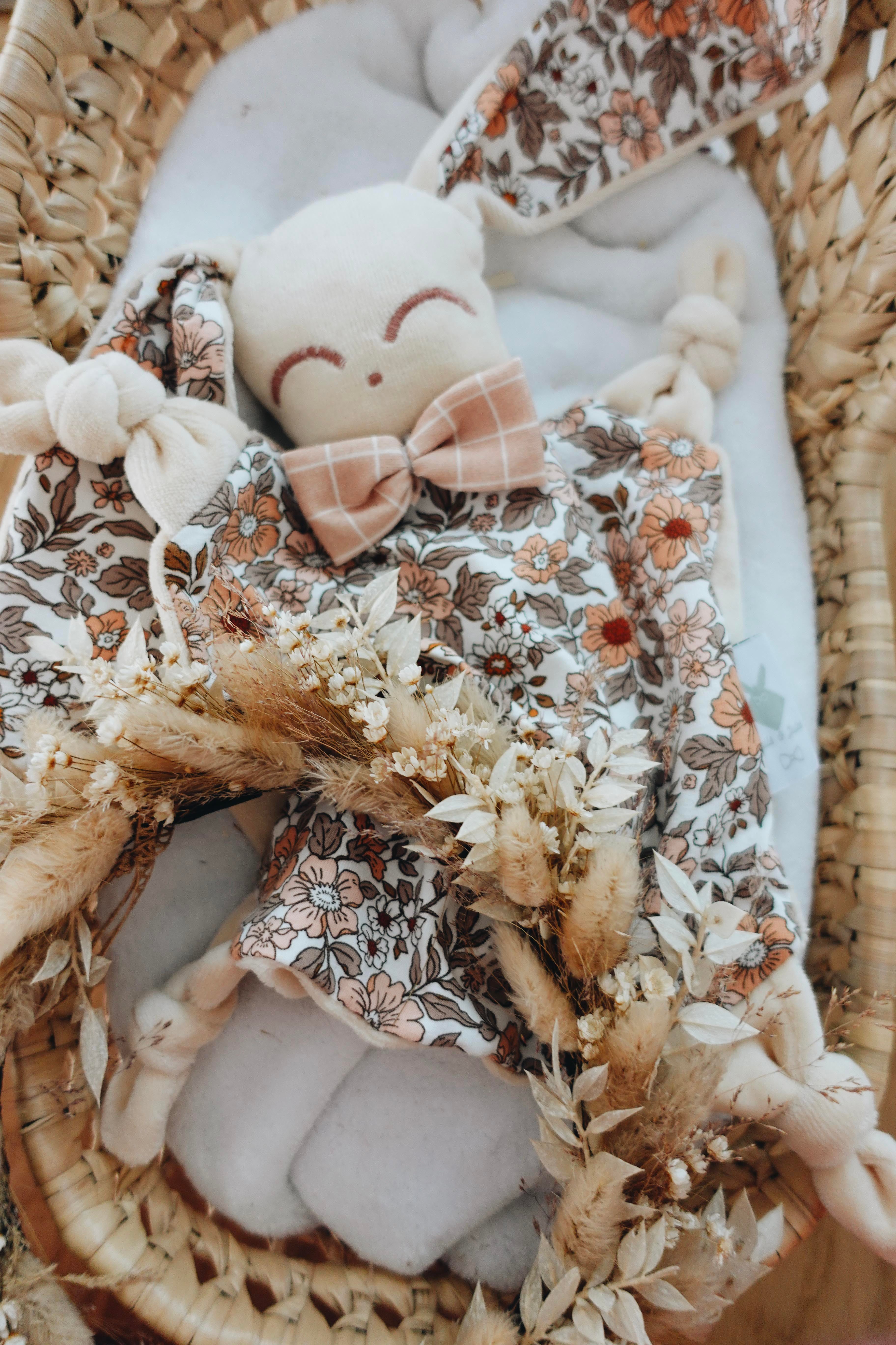 PROTOTYPE - Doudou Lange Chouchou - Jersey Flowers