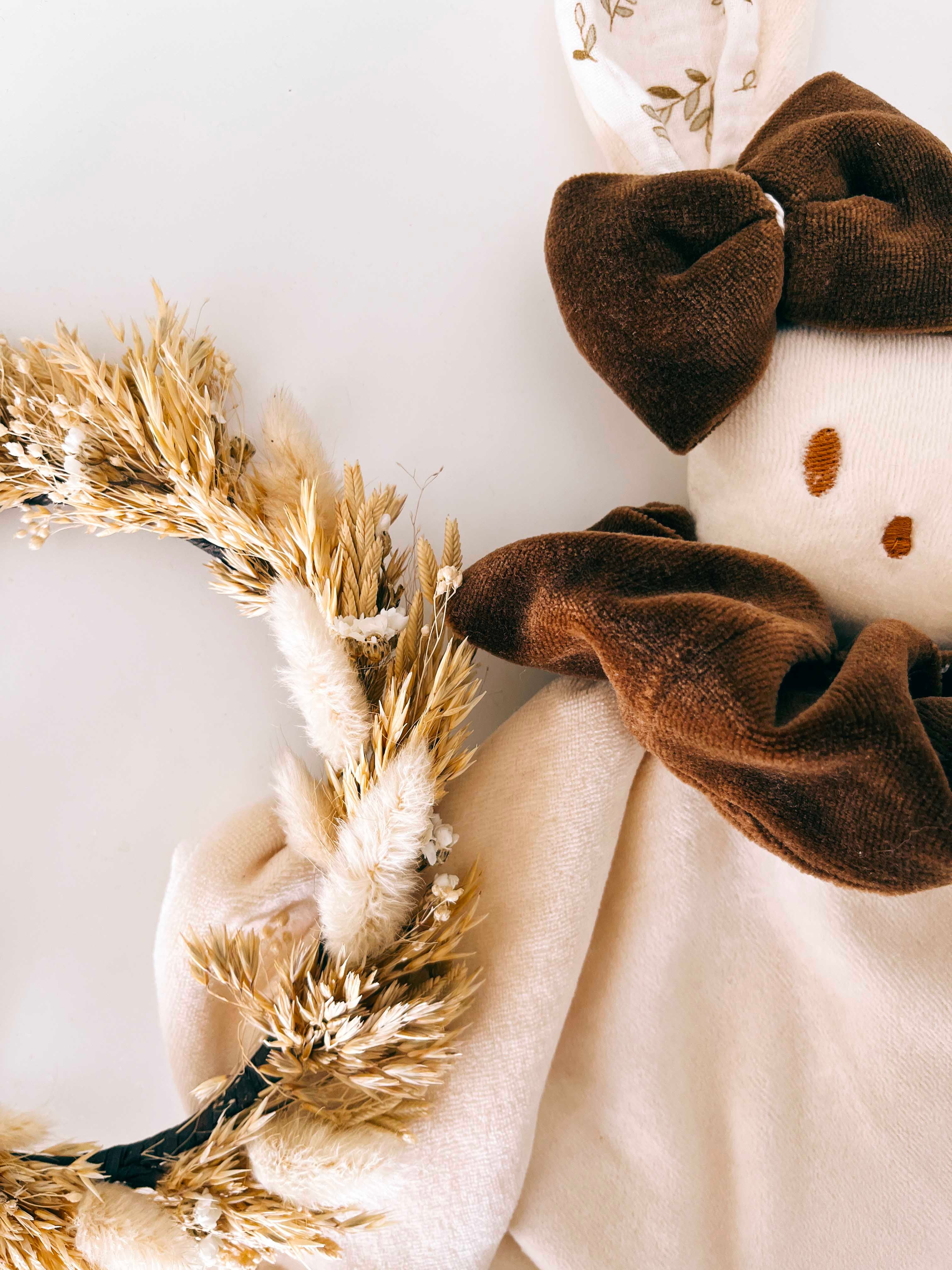 Doudou Velours Câlin Noeuds - Petit Feuillage