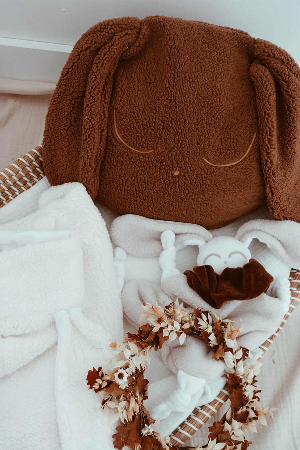 Petit Coussin Moumoute Pure - Épaisse Chocolat