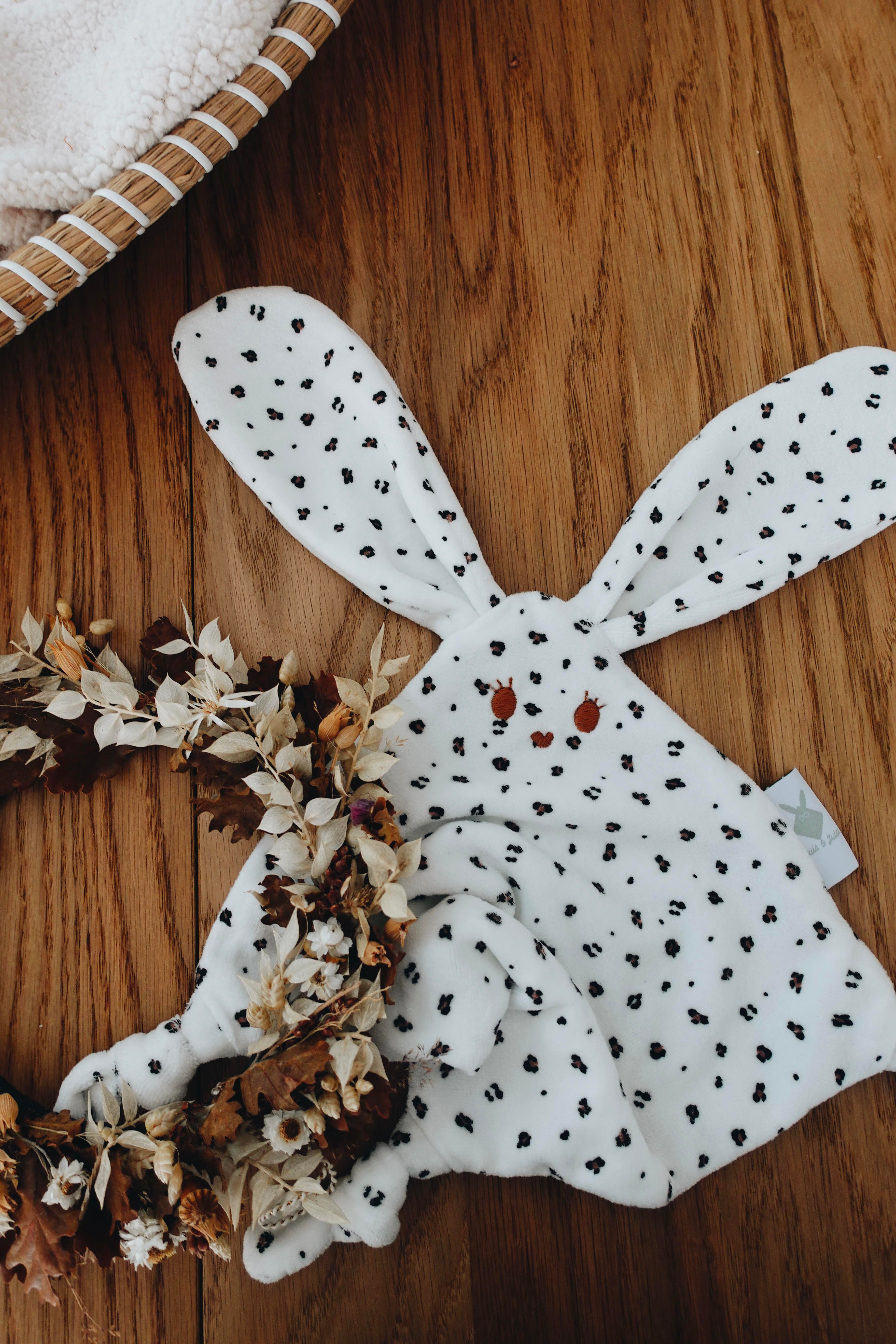 Doudou Velours Mini Noeuds - Graou