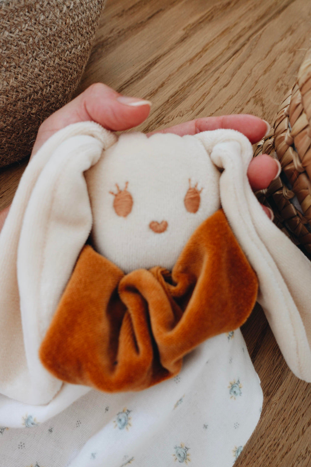 PROTOTYPE - Doudou Mousseline Monceau Bleu