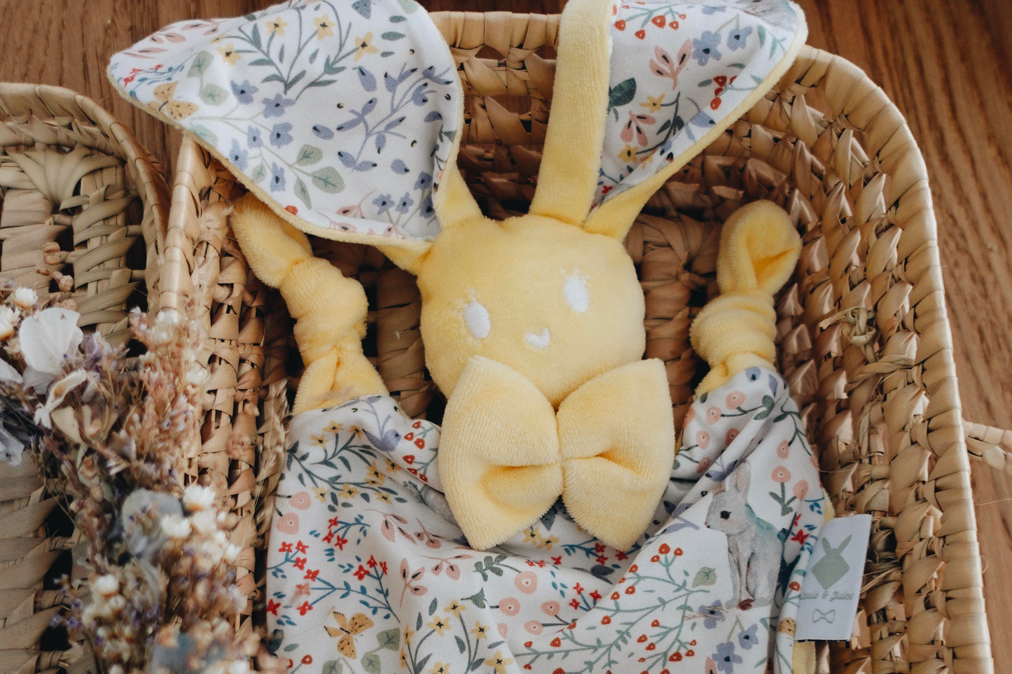 Doudou Velours Chouchou - Cottontails Blossom