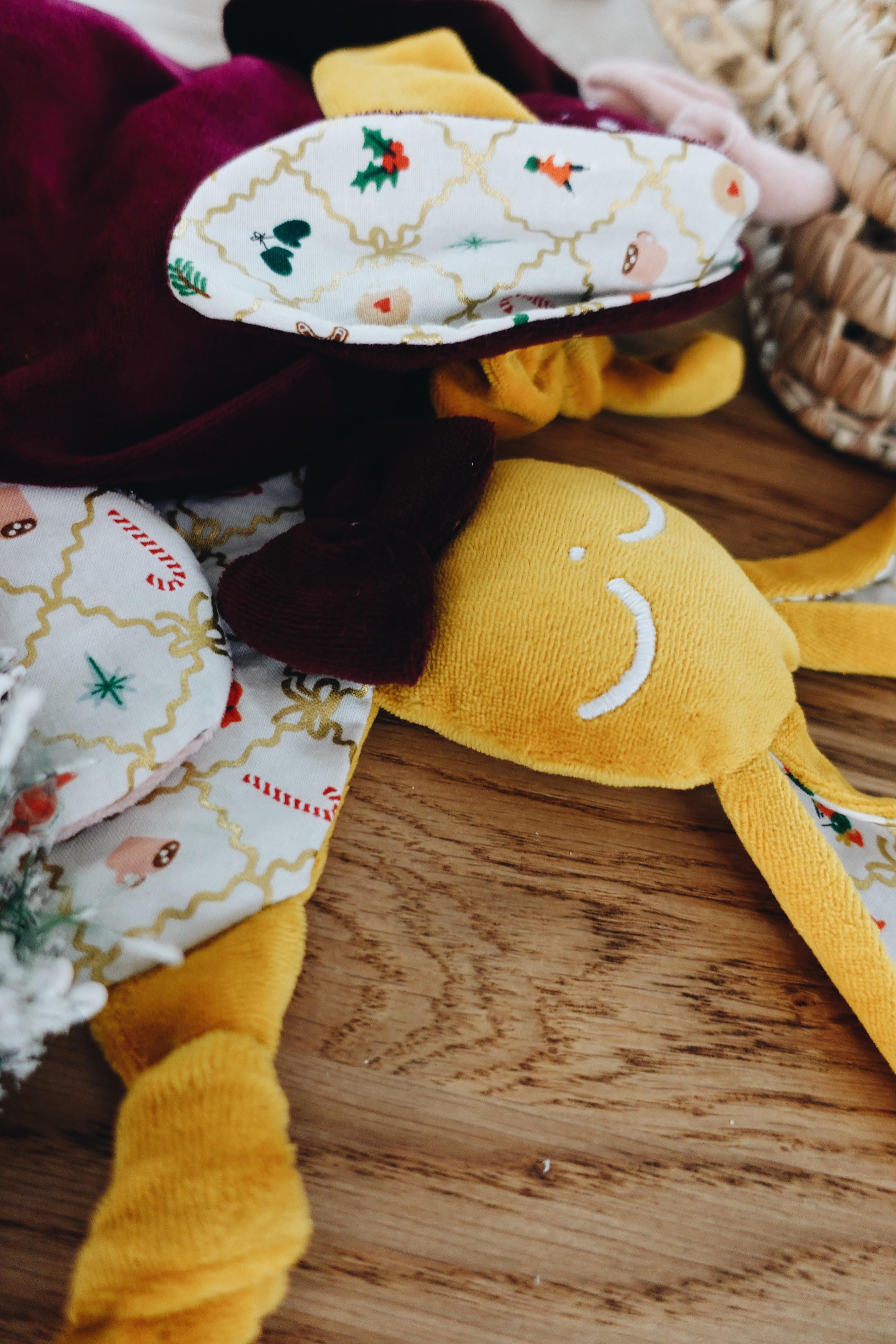 PROTOTYPE - Doudou Velours Chouchou - Holiday Argyle