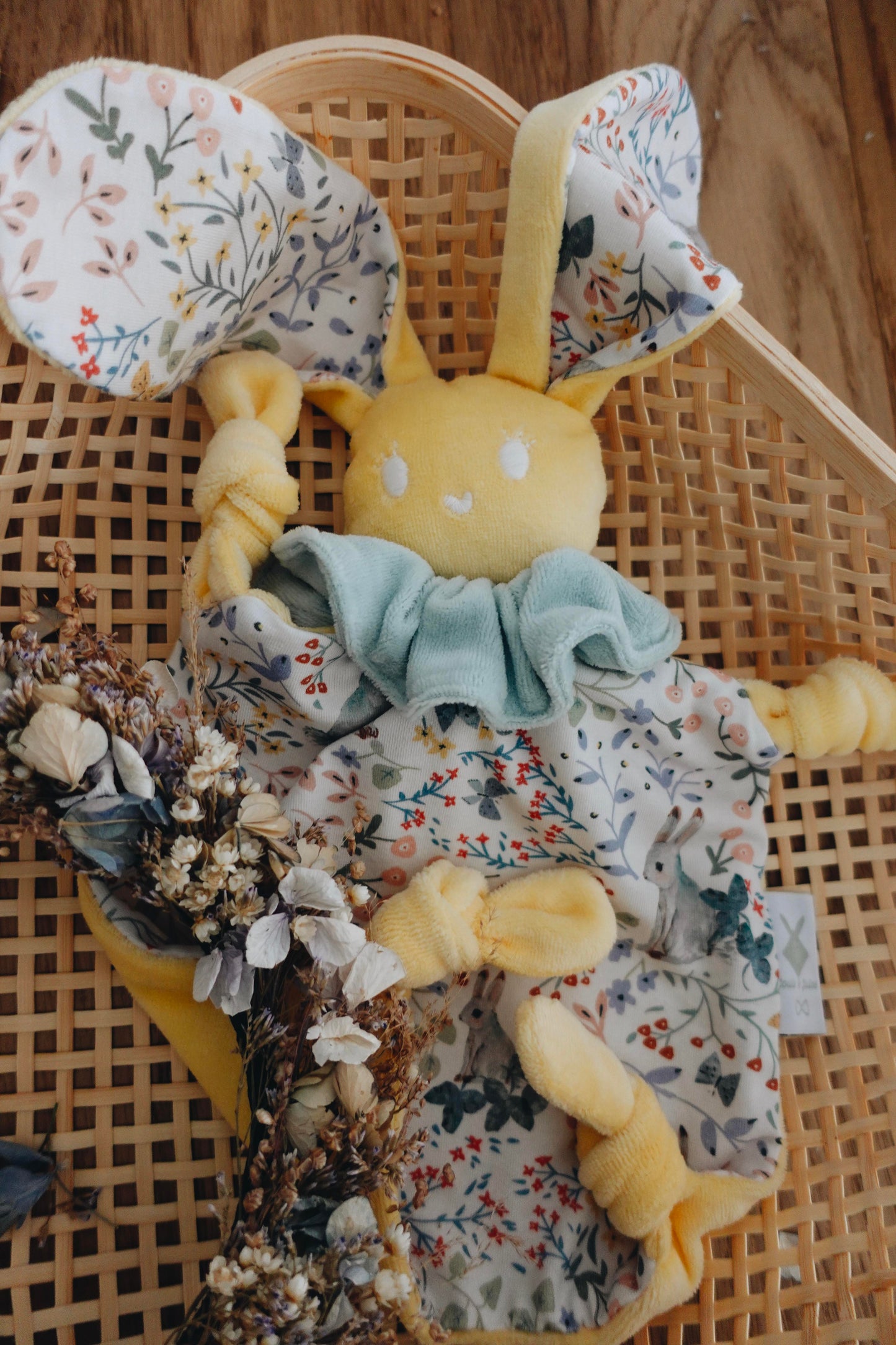 Doudou Velours Chouchou - Cottontails Blossom