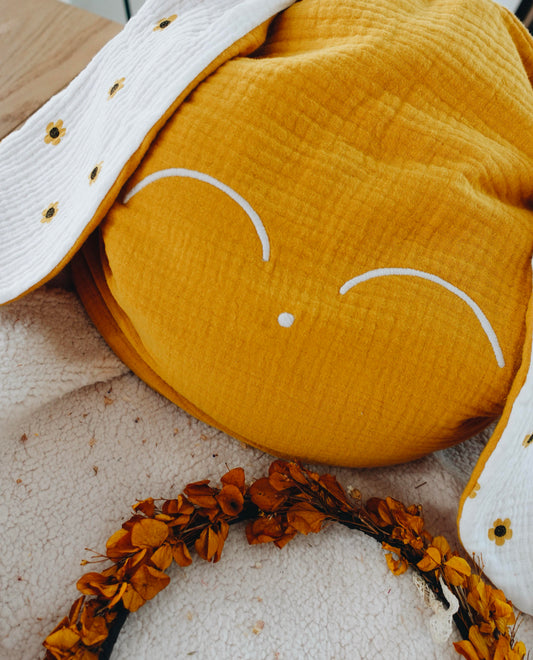 Petit Coussin Lange - Yellow Daisies