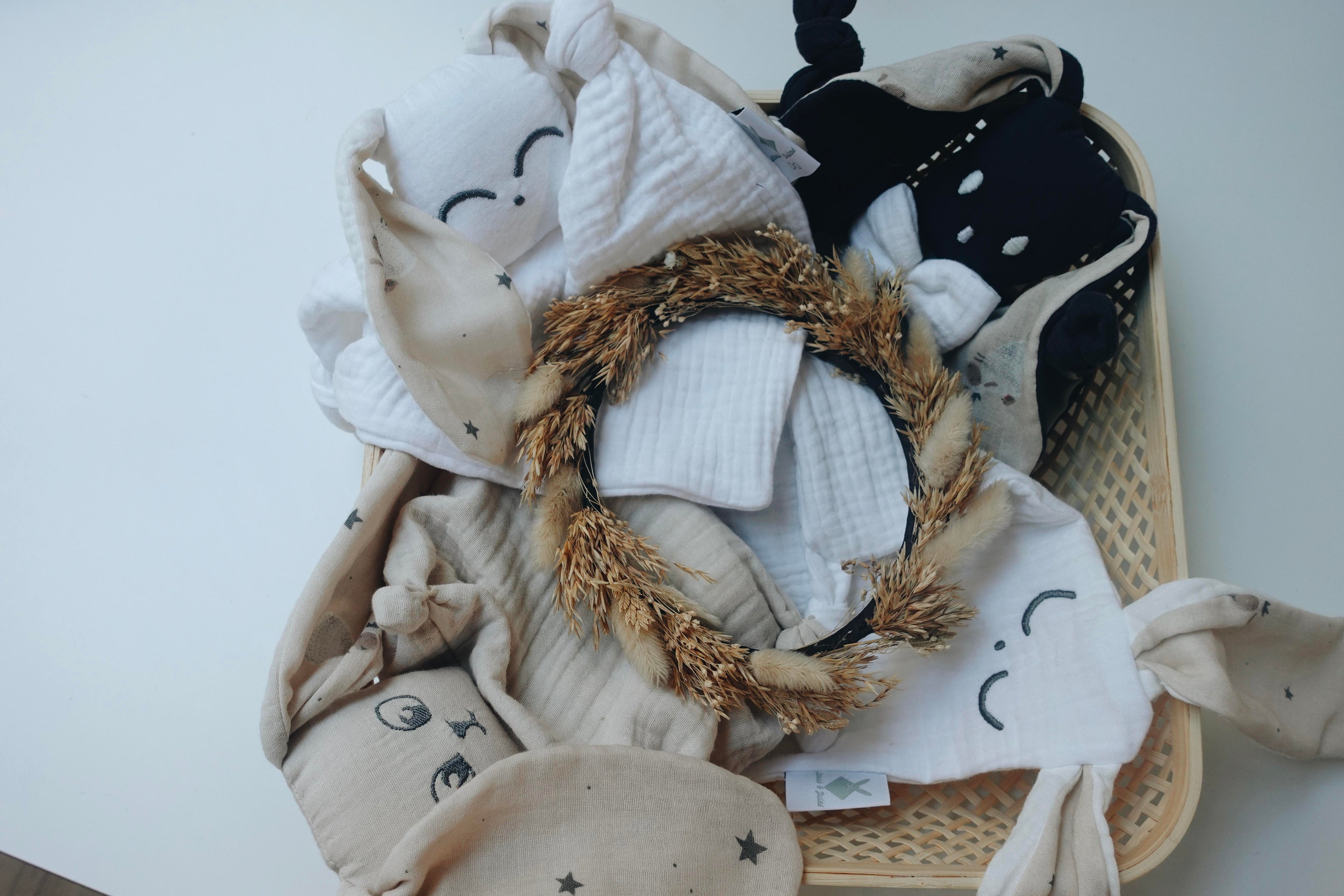 Doudou lange Gaufrette - Moutons
