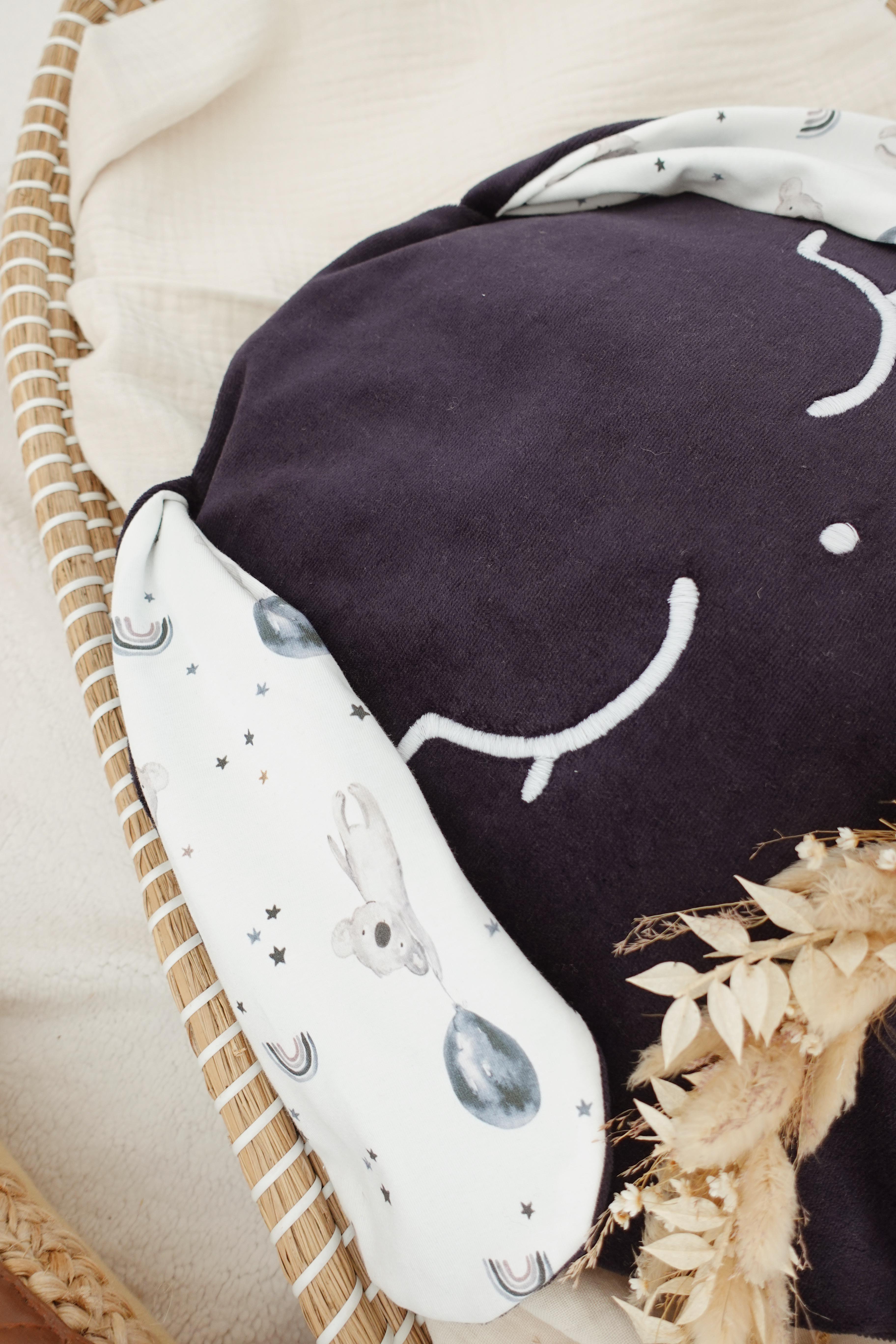 Petit Coussin Velours - Flying Koalas