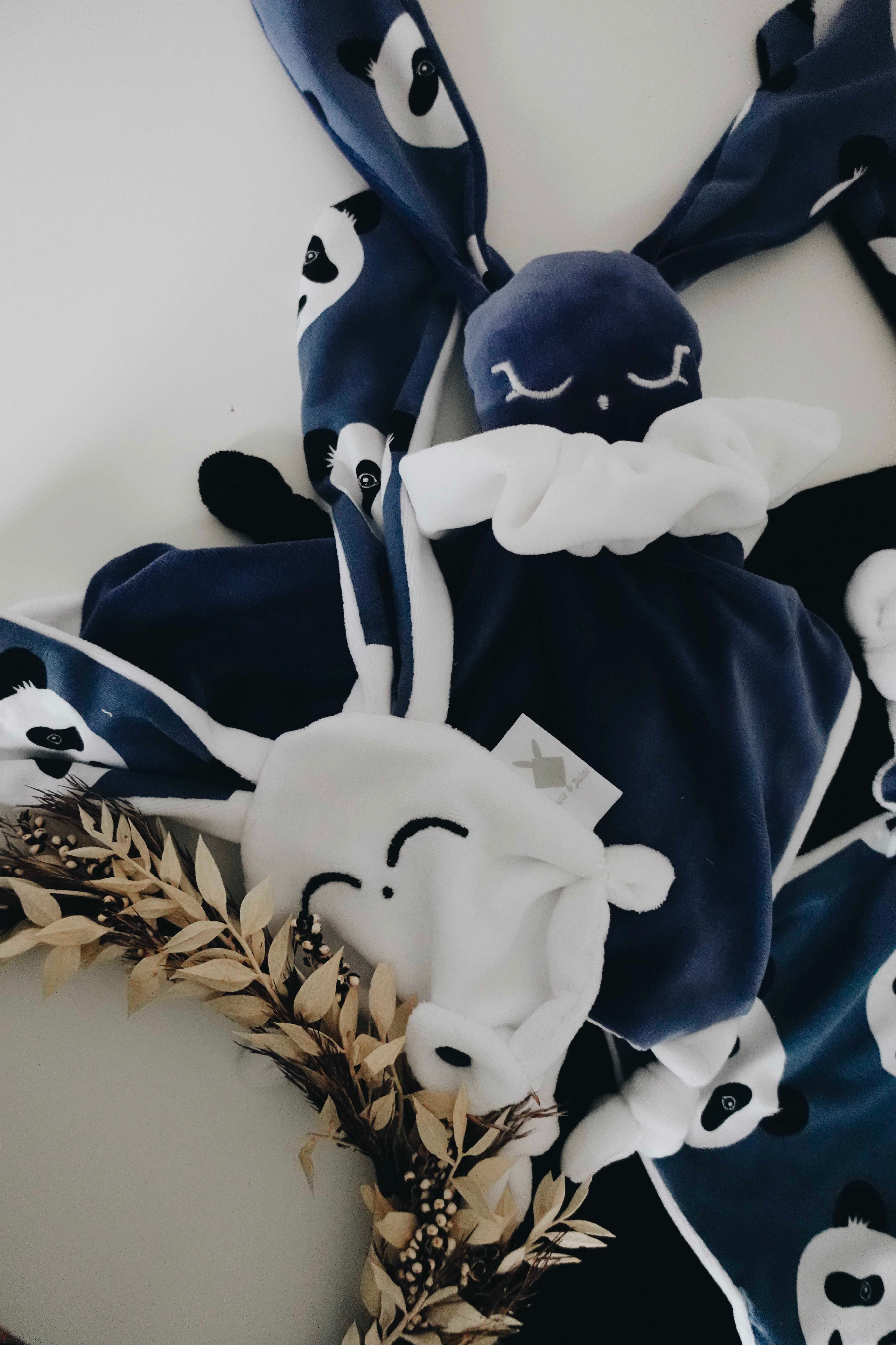 Doudou Velours Chouchou – Pandas