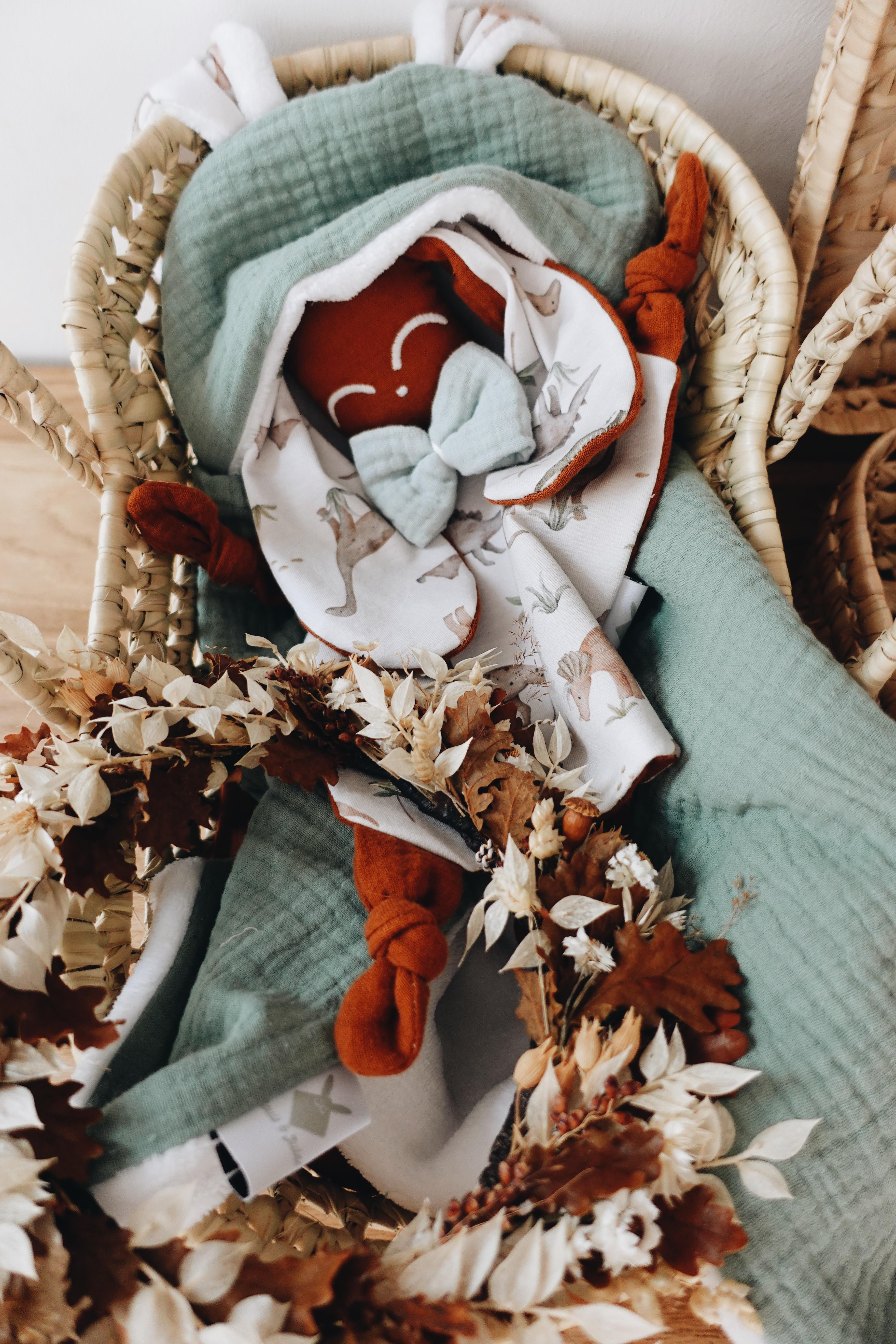 Doudou Lange Chouchou - Dino Pastel