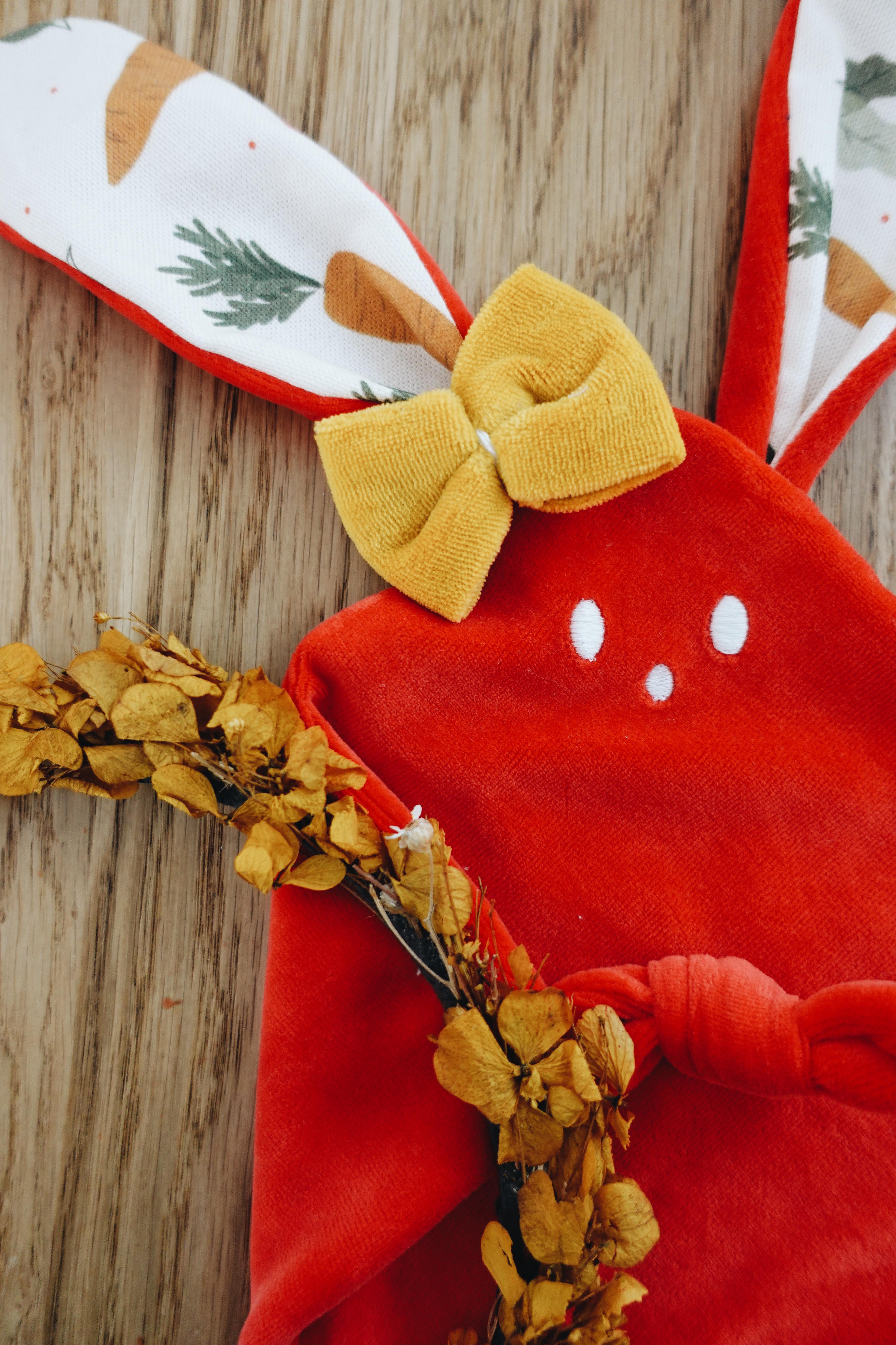 Doudou Velours Mini Noeuds - Potager