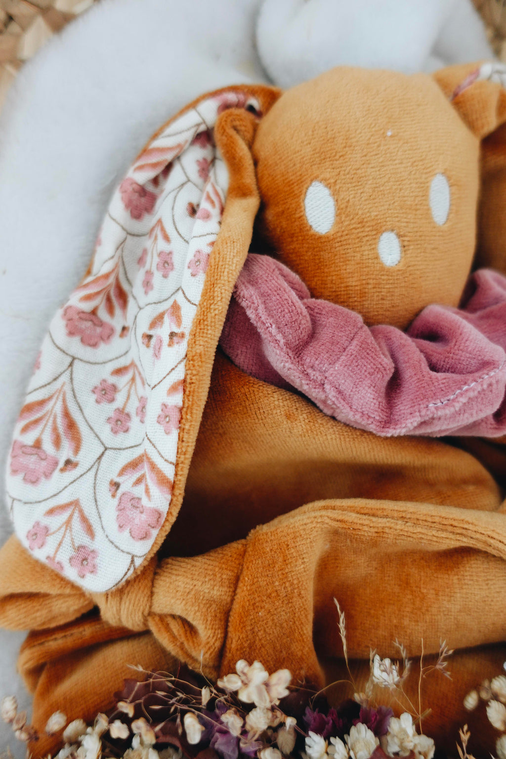 PROTOTYPE - Doudou Velours Câlin Noeuds - Indy Boho