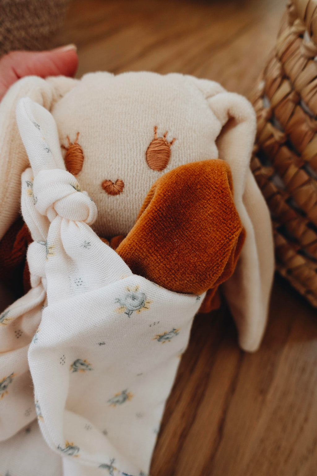 PROTOTYPE - Doudou Mousseline Monceau Bleu