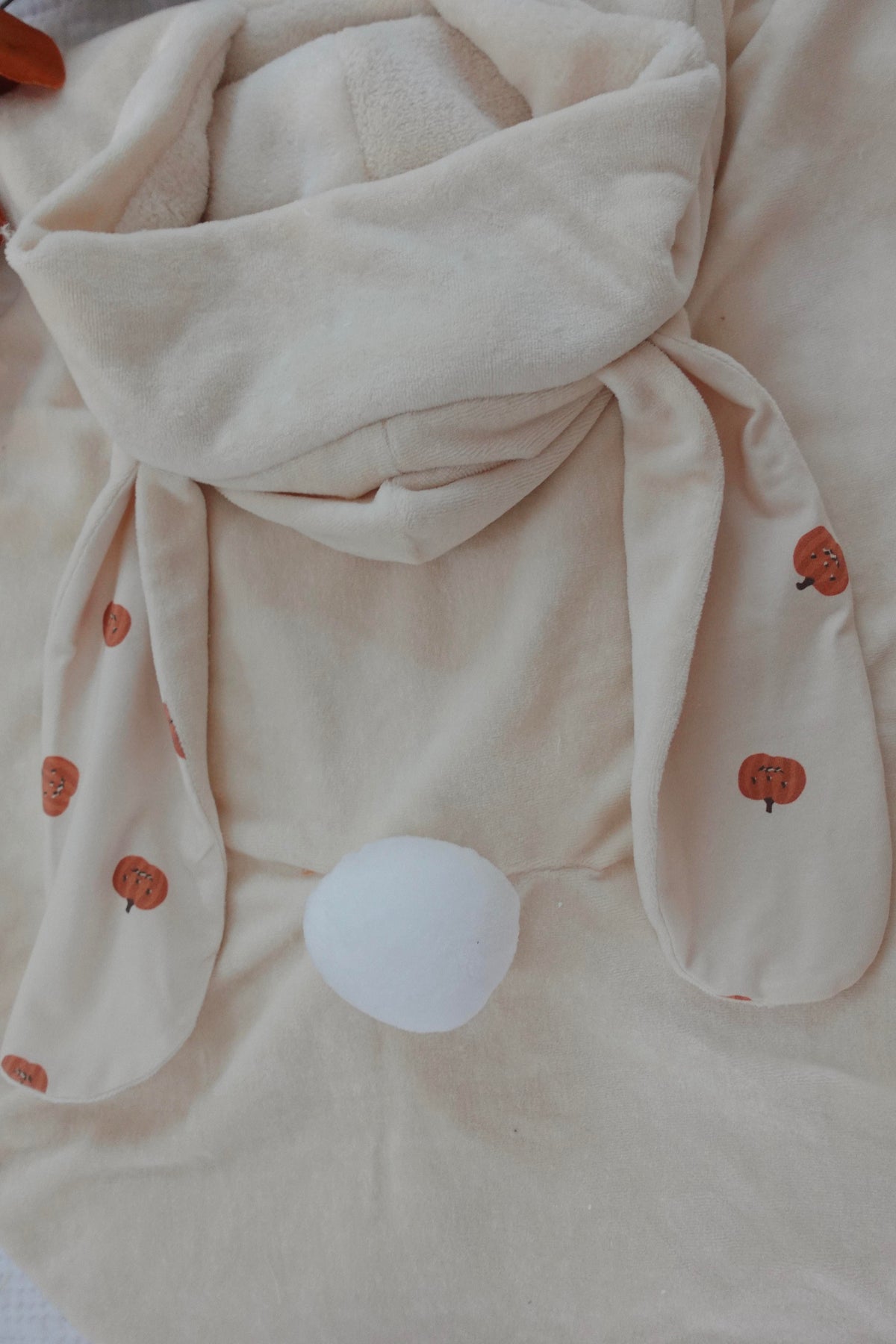 Poncho Velours - Pumpkin Spice