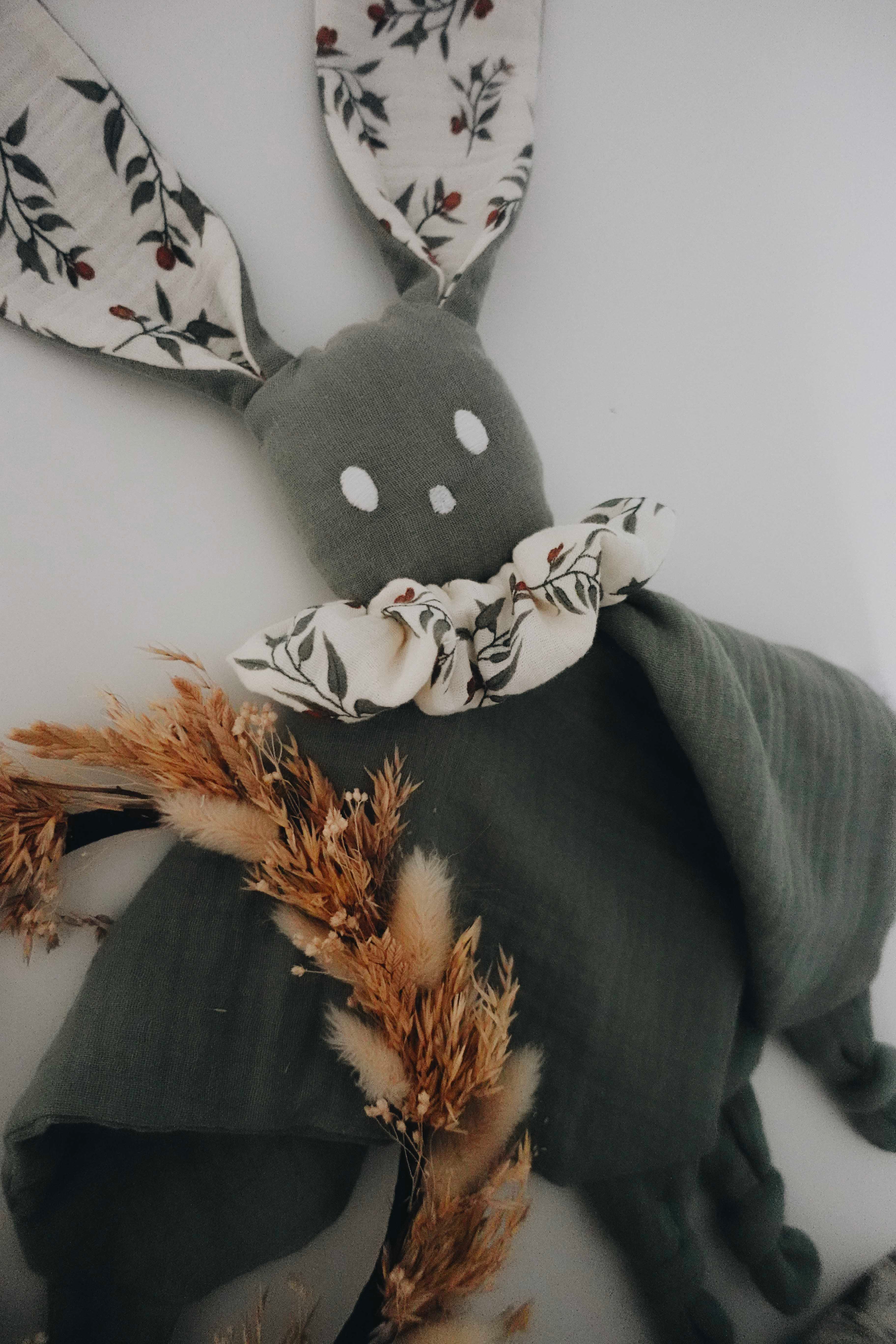 Doudou Lange Câlin Noeuds - Clémentines
