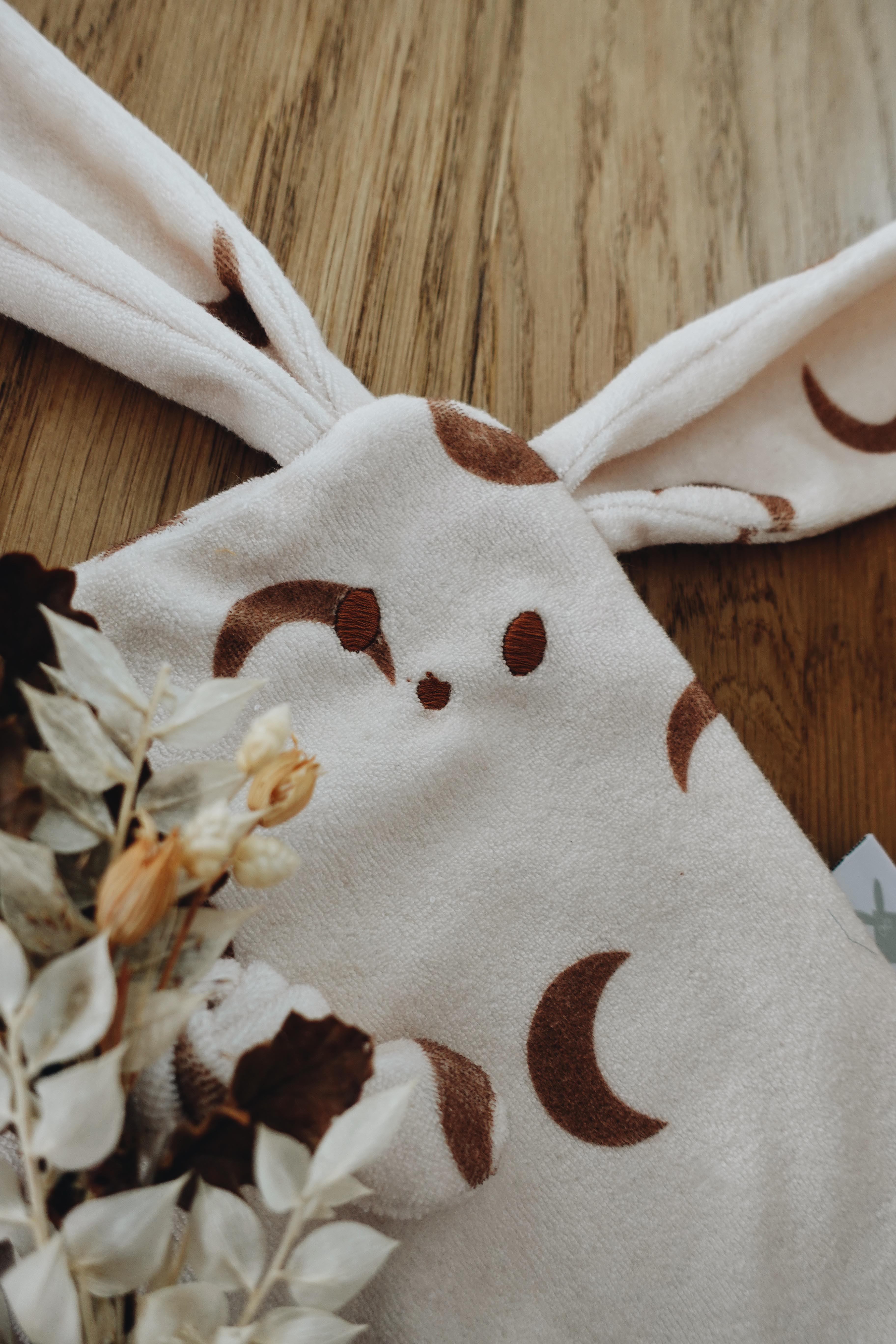 PROTOTYPE - Doudou Eponge Mini Noeuds - Camel Moon