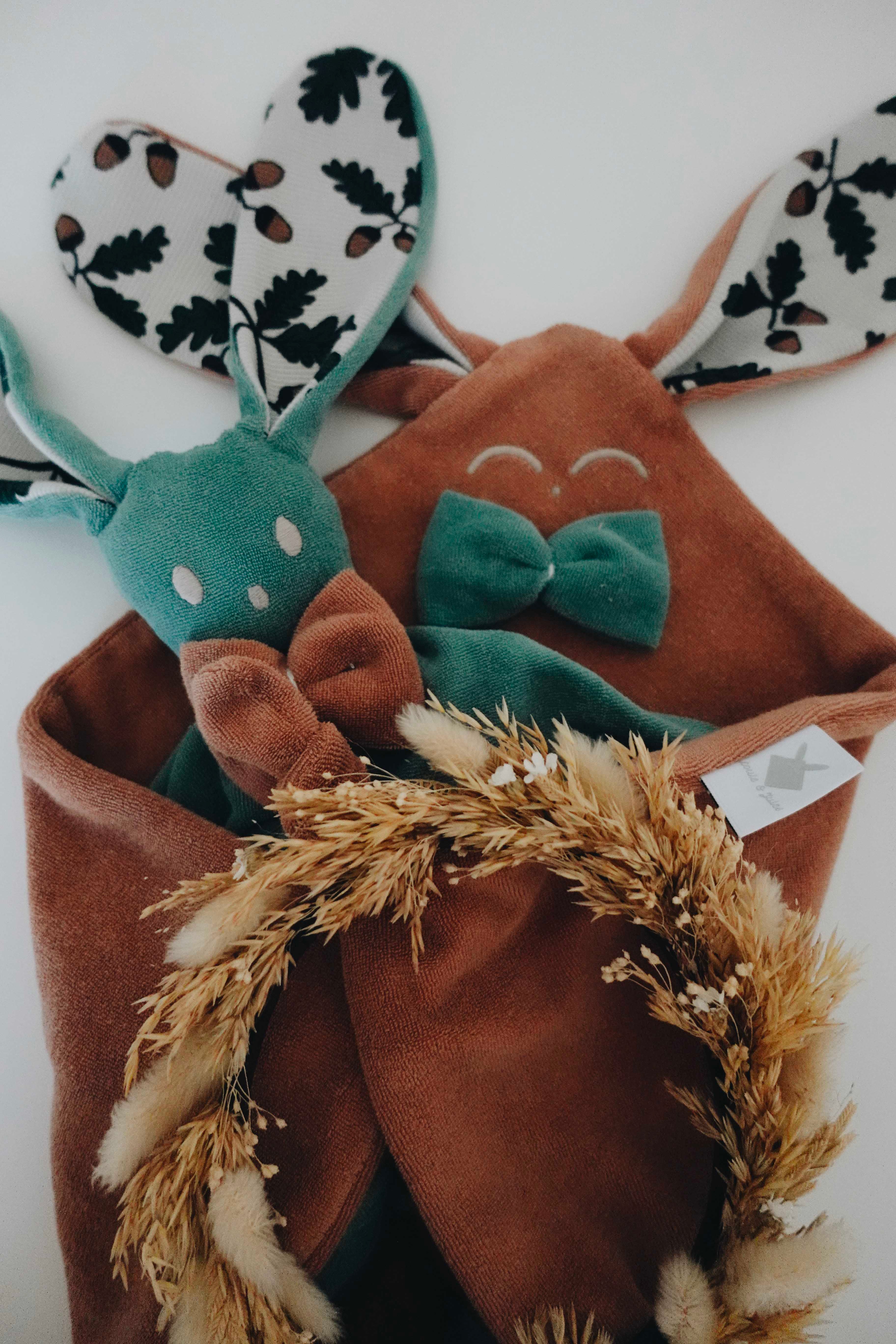 Doudou Eponge Câlin Noeuds - Acorns