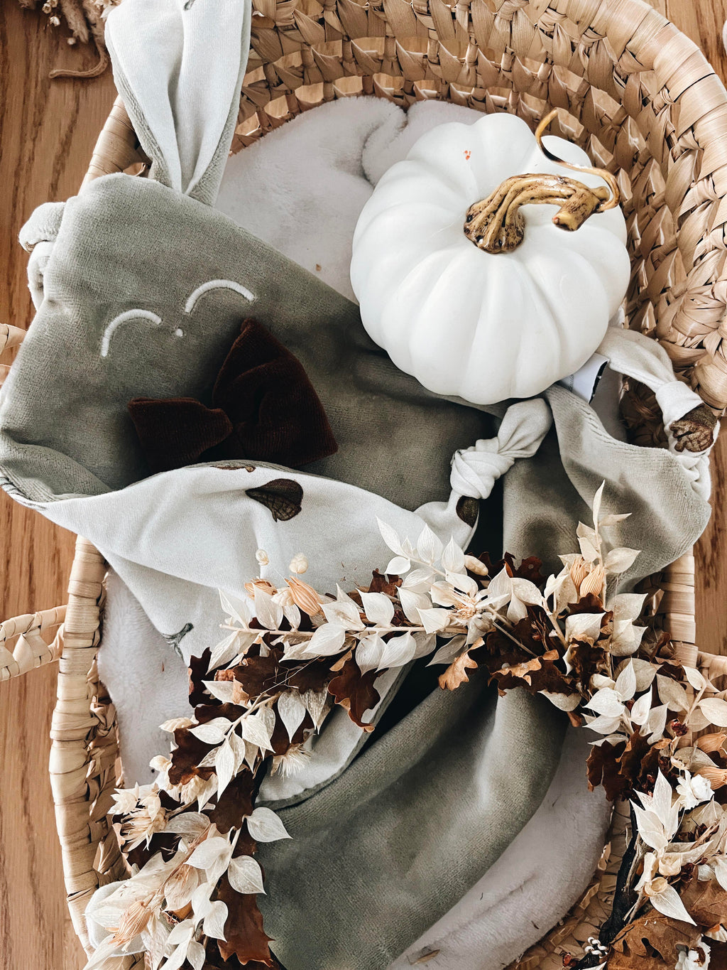 Doudou Velours Classique Noeuds - Acorns and Leaves