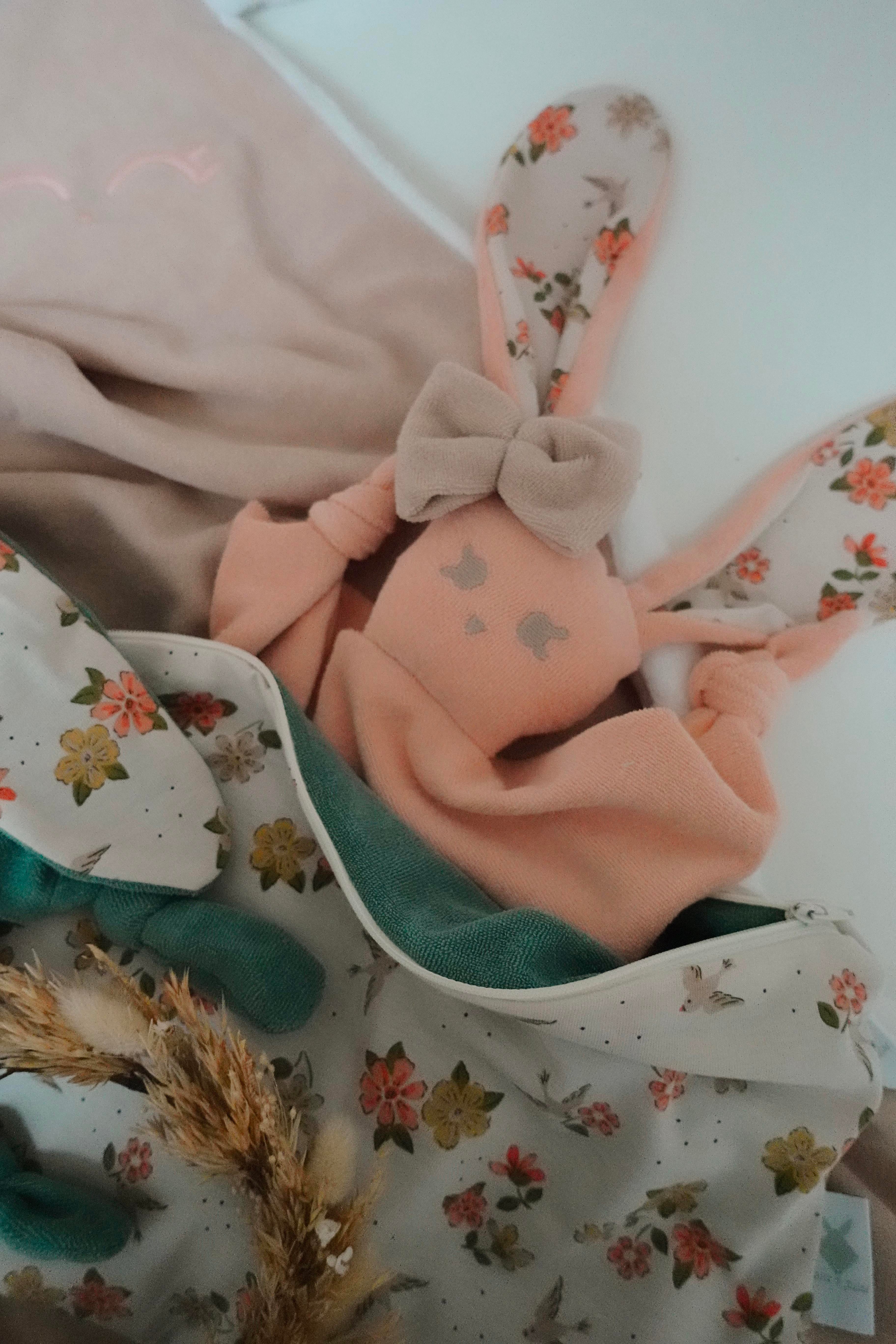 Doudou Eponge Gaufrette - Oisillons