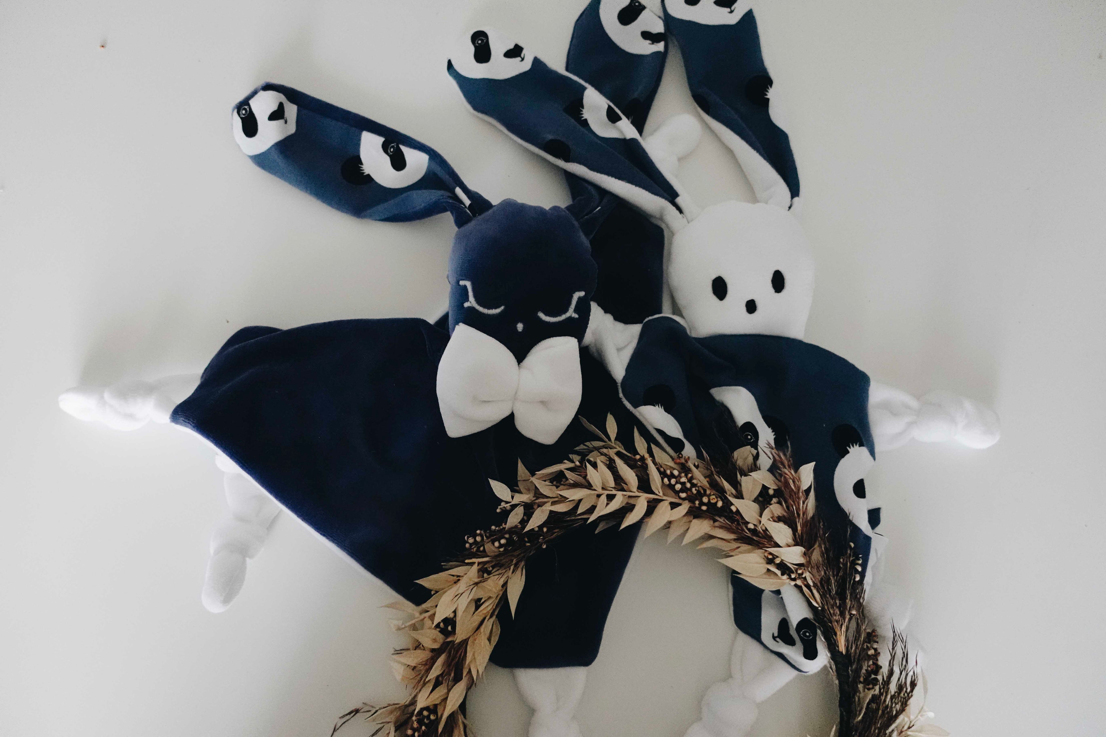 Doudou Velours Chouchou – Pandas