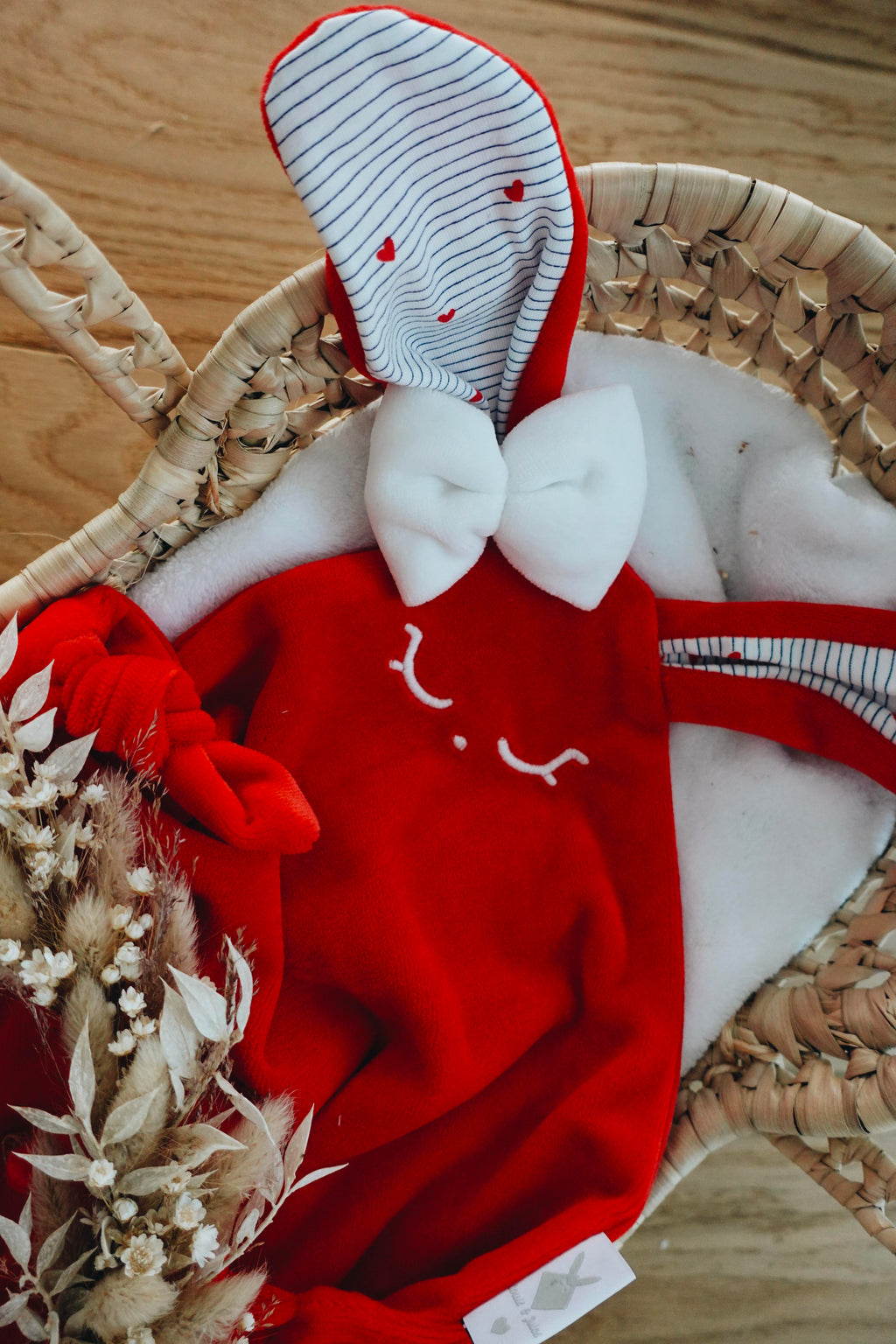 PROTOTYPE - Doudou Velours Classique Noeuds - France
