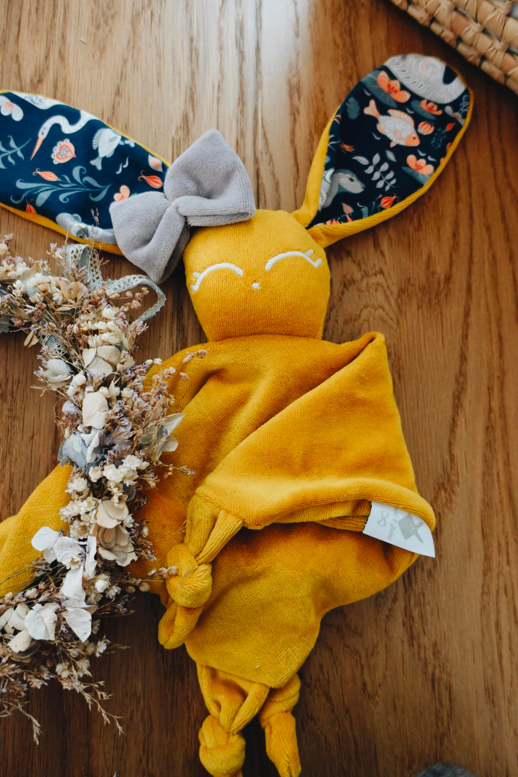 PROTOTYPE - Doudou Velours Câlin Noeuds - Lac Magique