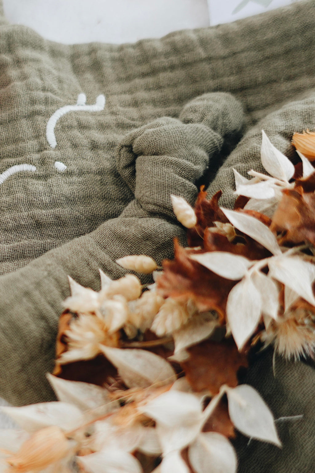 PROTOTYPE - Doudou Lange Mini Noeuds - Terracotta Petals