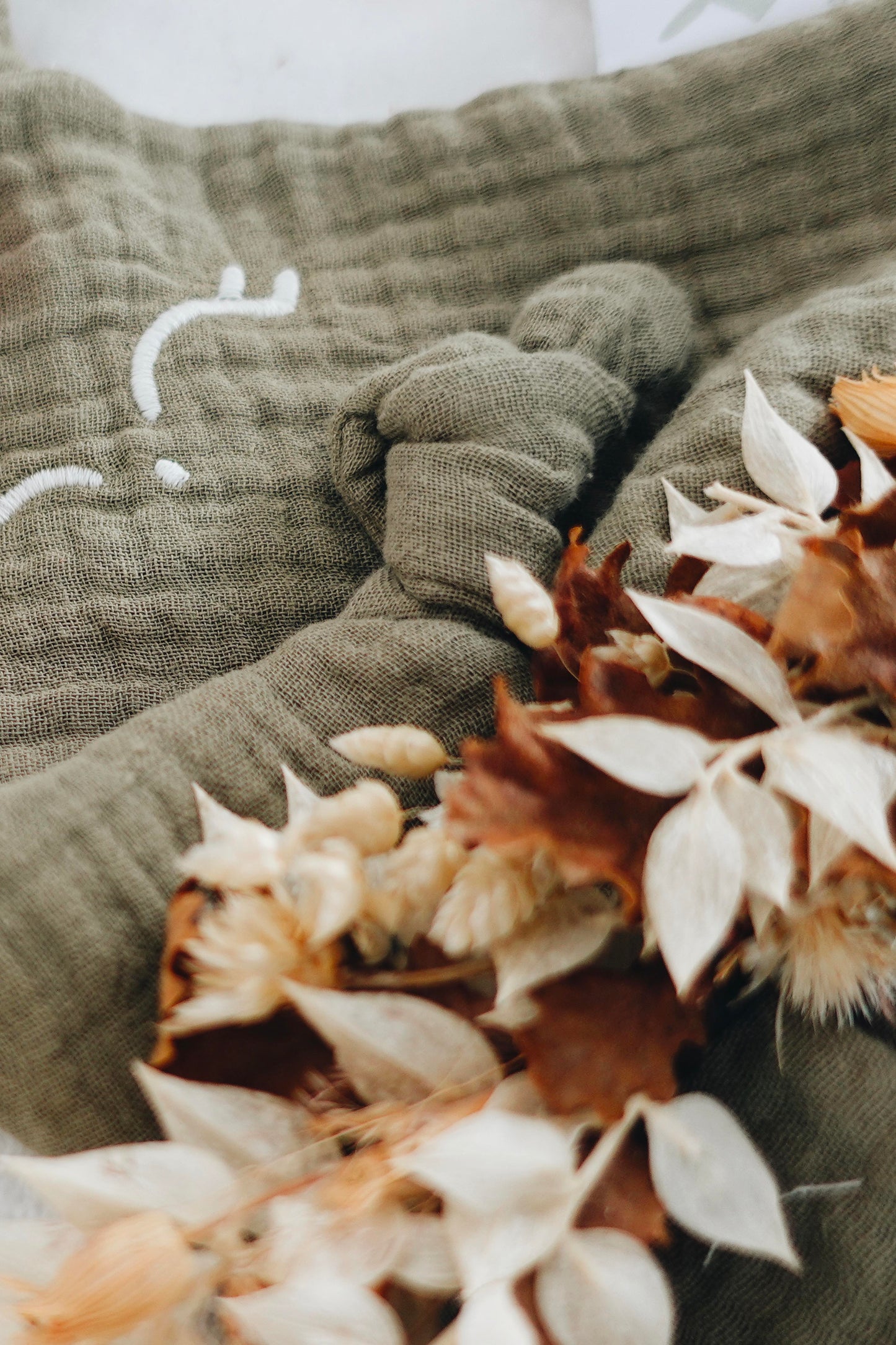 Doudou Lange Mini Noeuds - Terracotta Petals