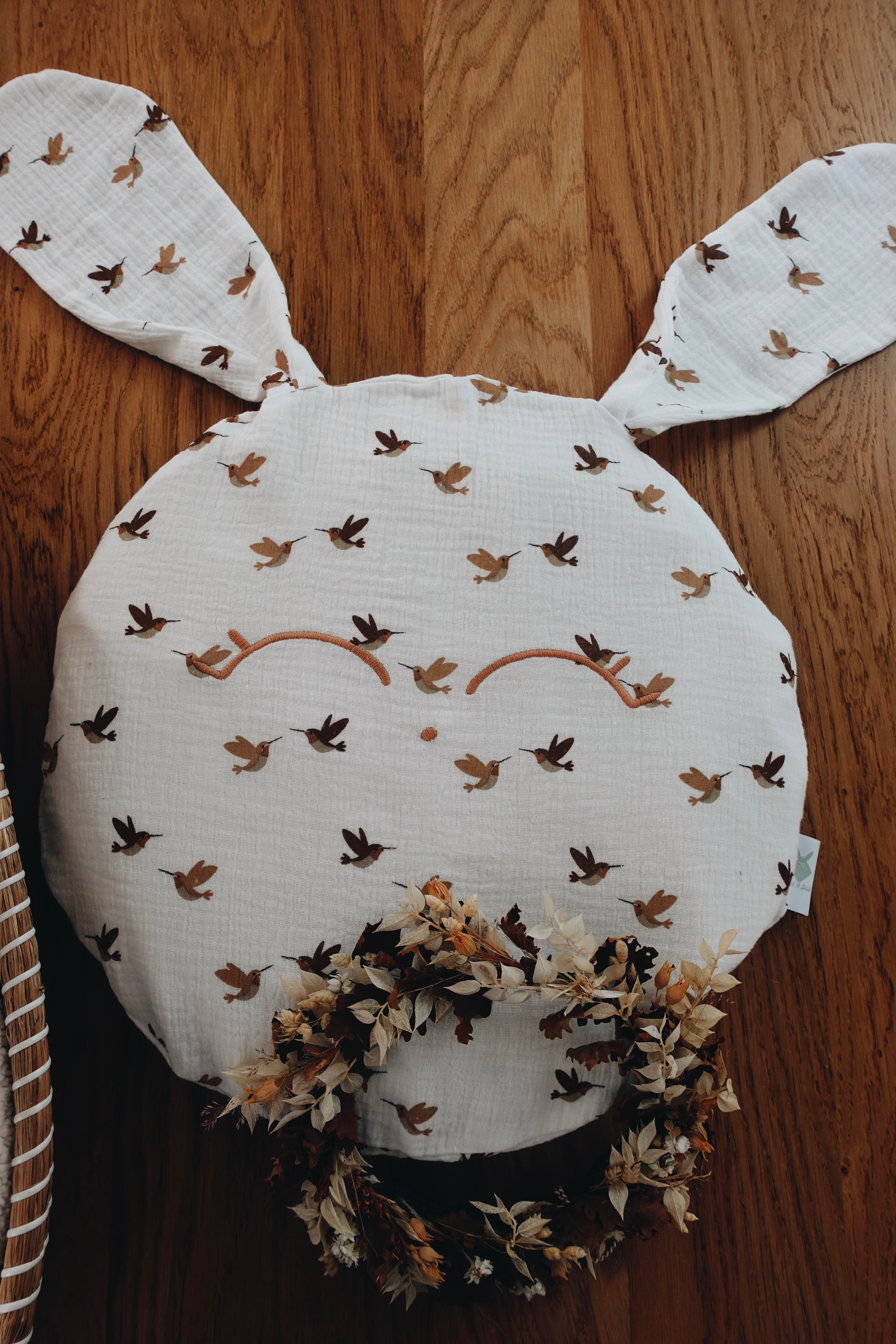 Petit Coussin Lange - Oiseaux