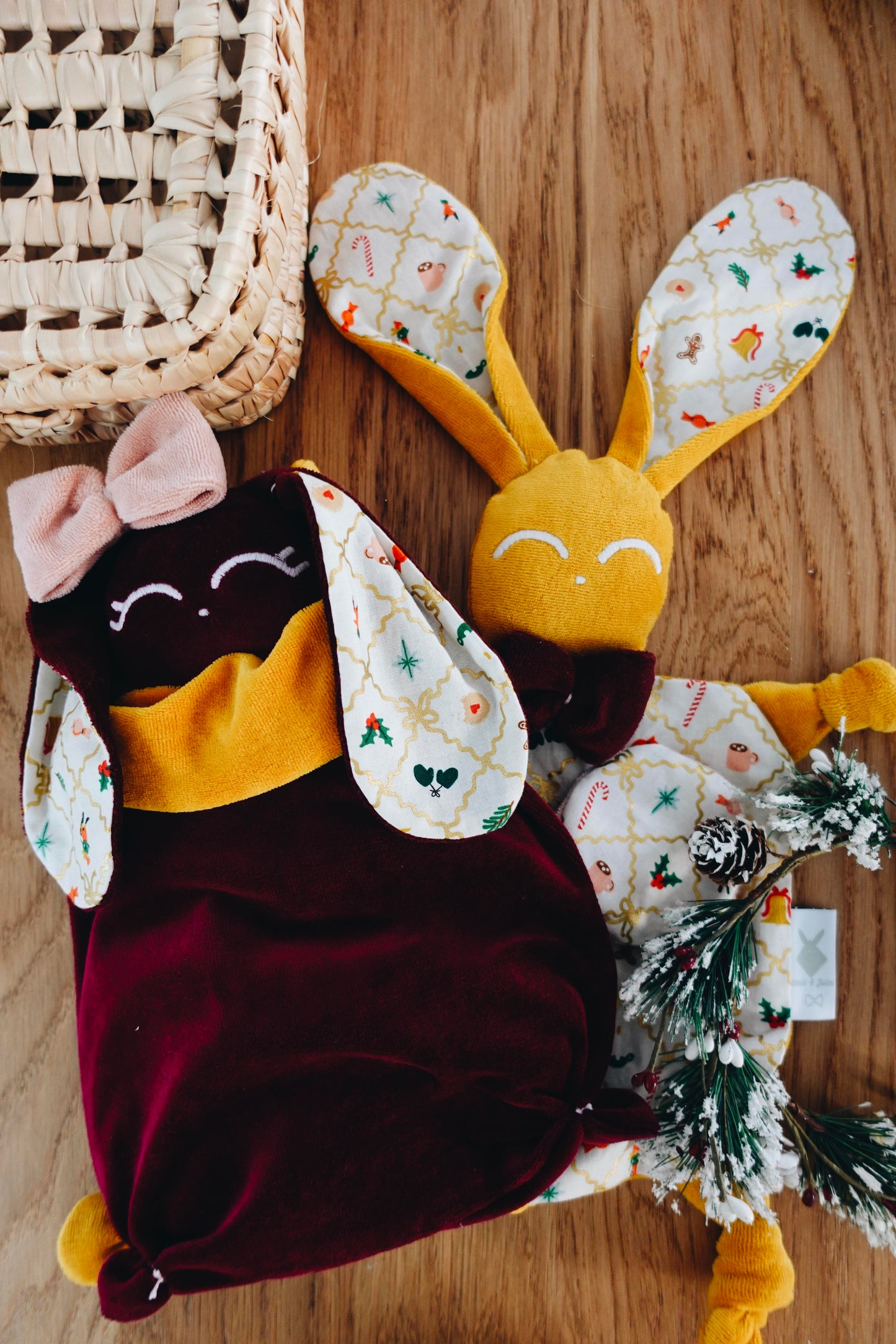 Doudou Velours Chouchou - Holiday Argyle