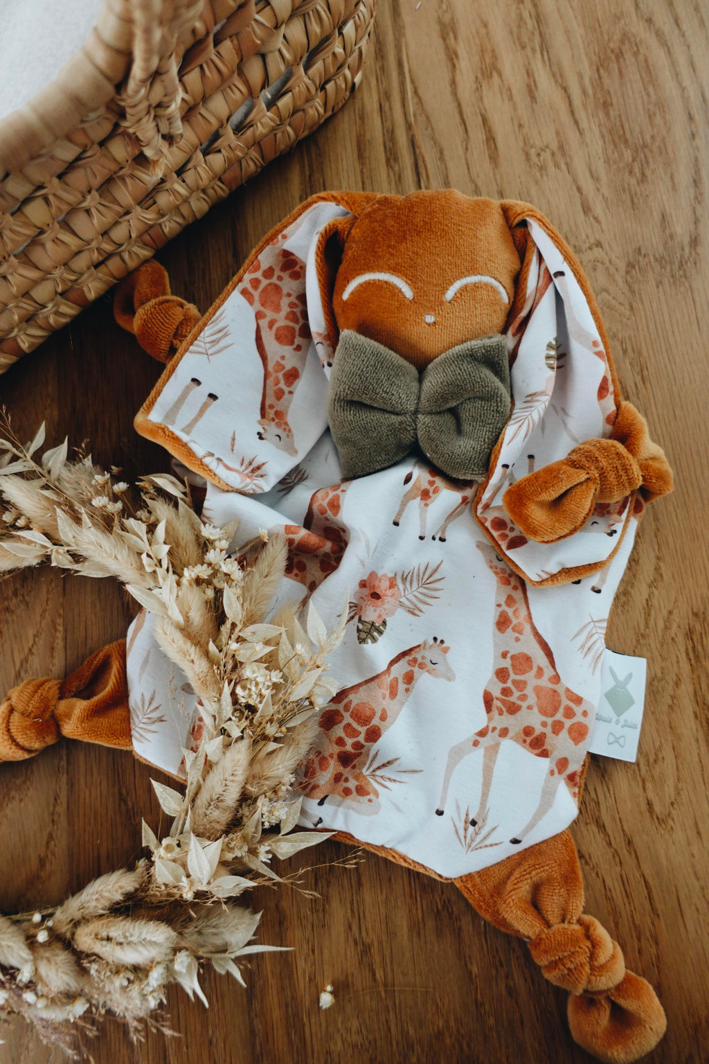 PROTOTYPE - Doudou Velours Chouchou - Girafes