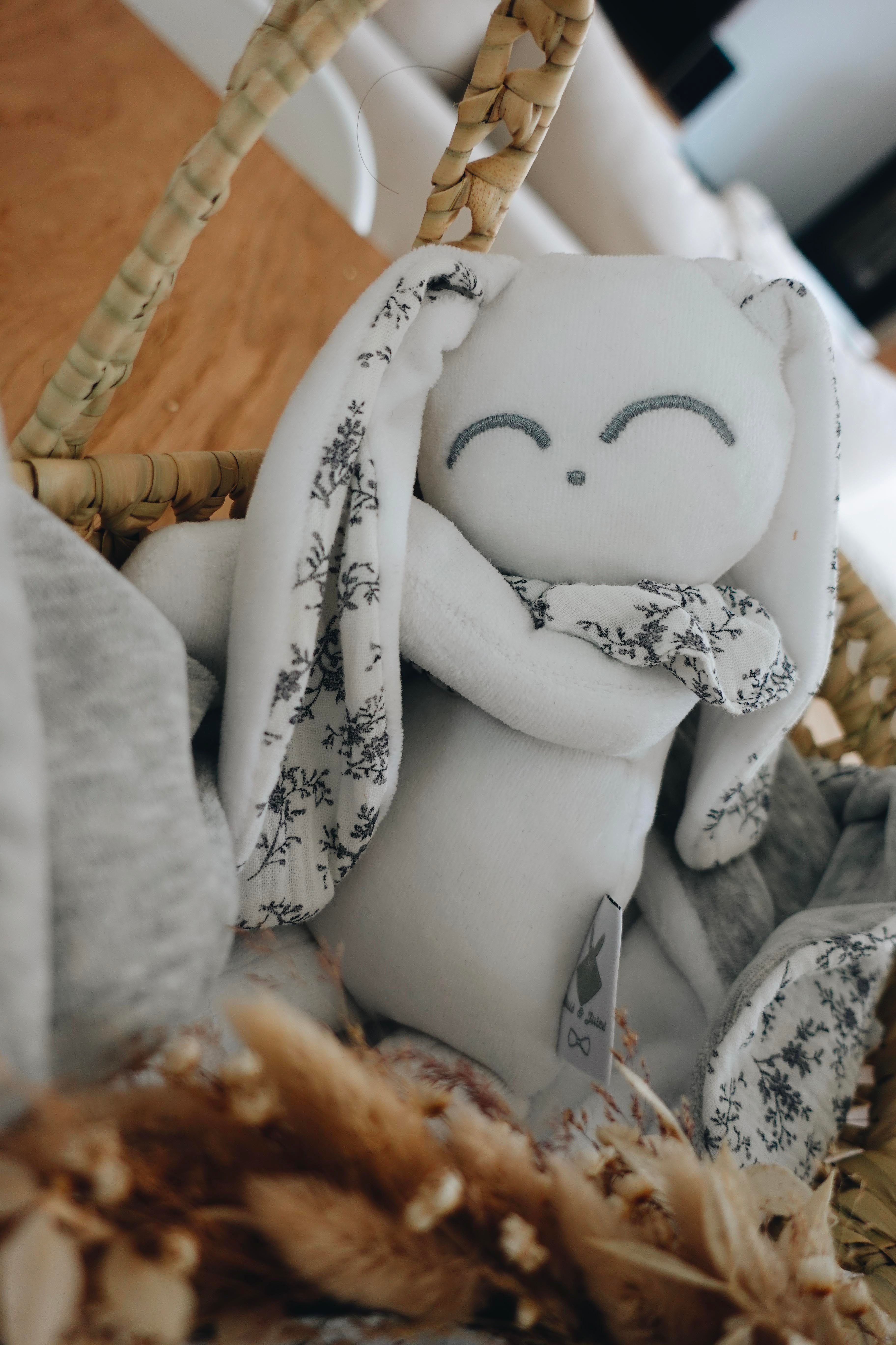 PROTOTYPE -Coffret Couffin Peluche - Margot Gris