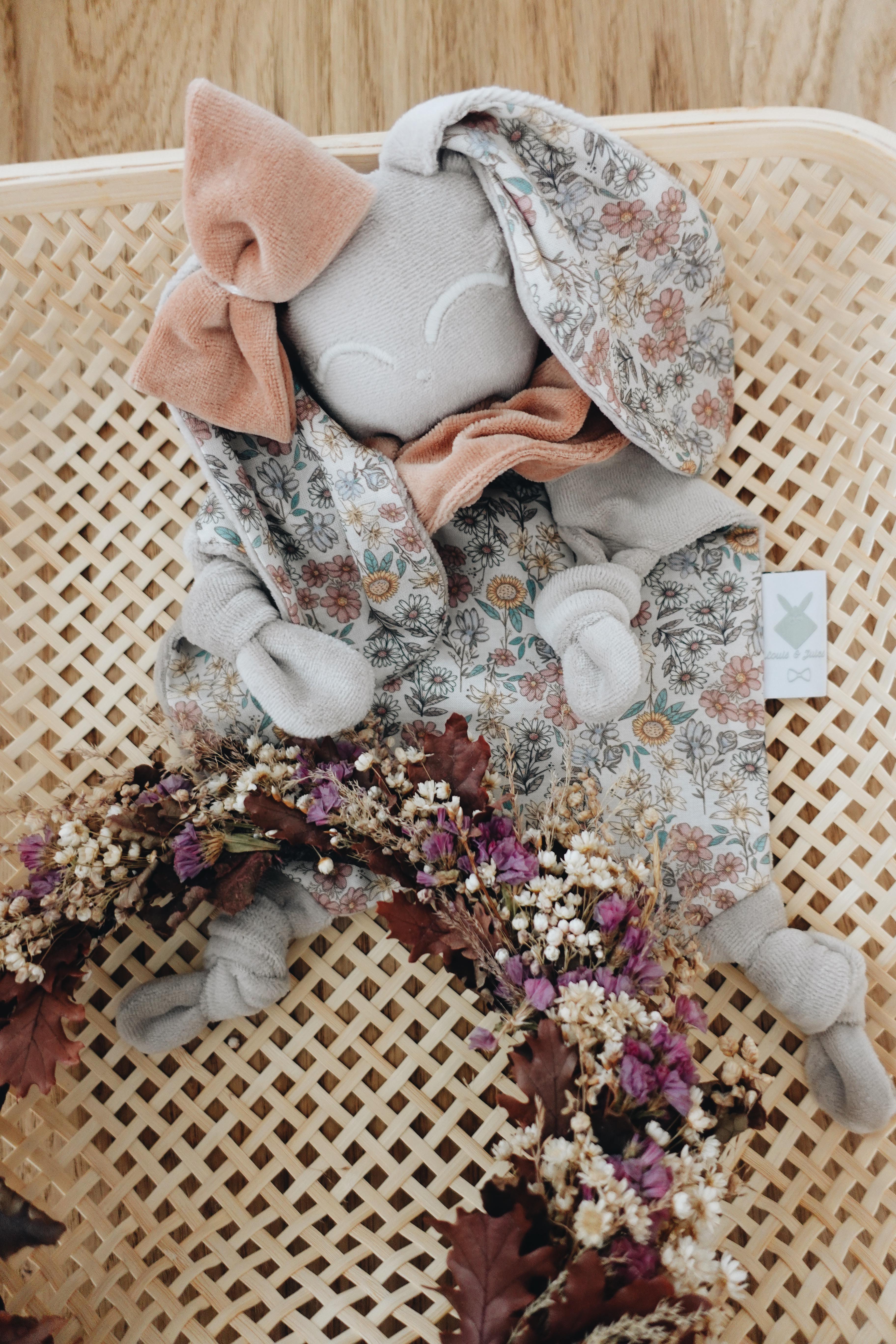 Doudou Velours Chouchou - Fleurs des Champs