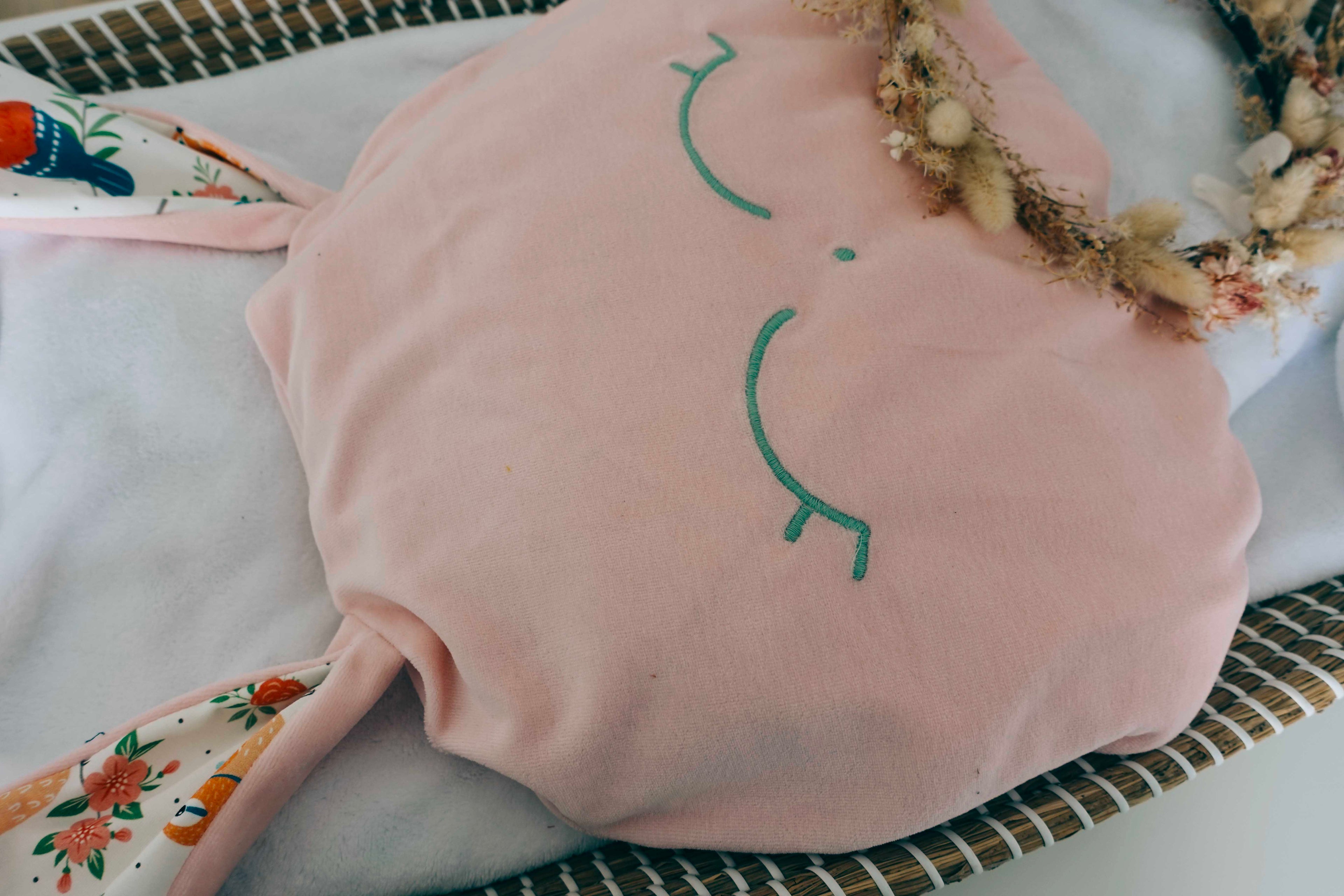 Petit Coussin Velours - Singing Birds