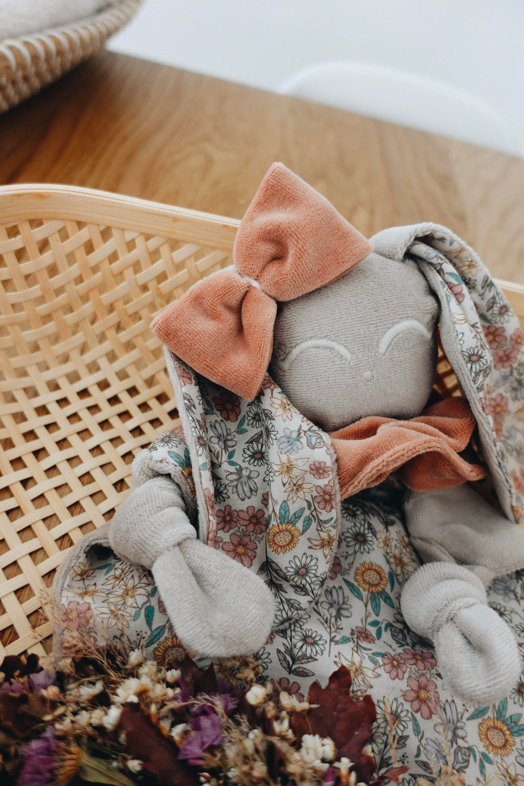 PROTOTYPE - Doudou Velours Chouchou - Fleurs des Champs