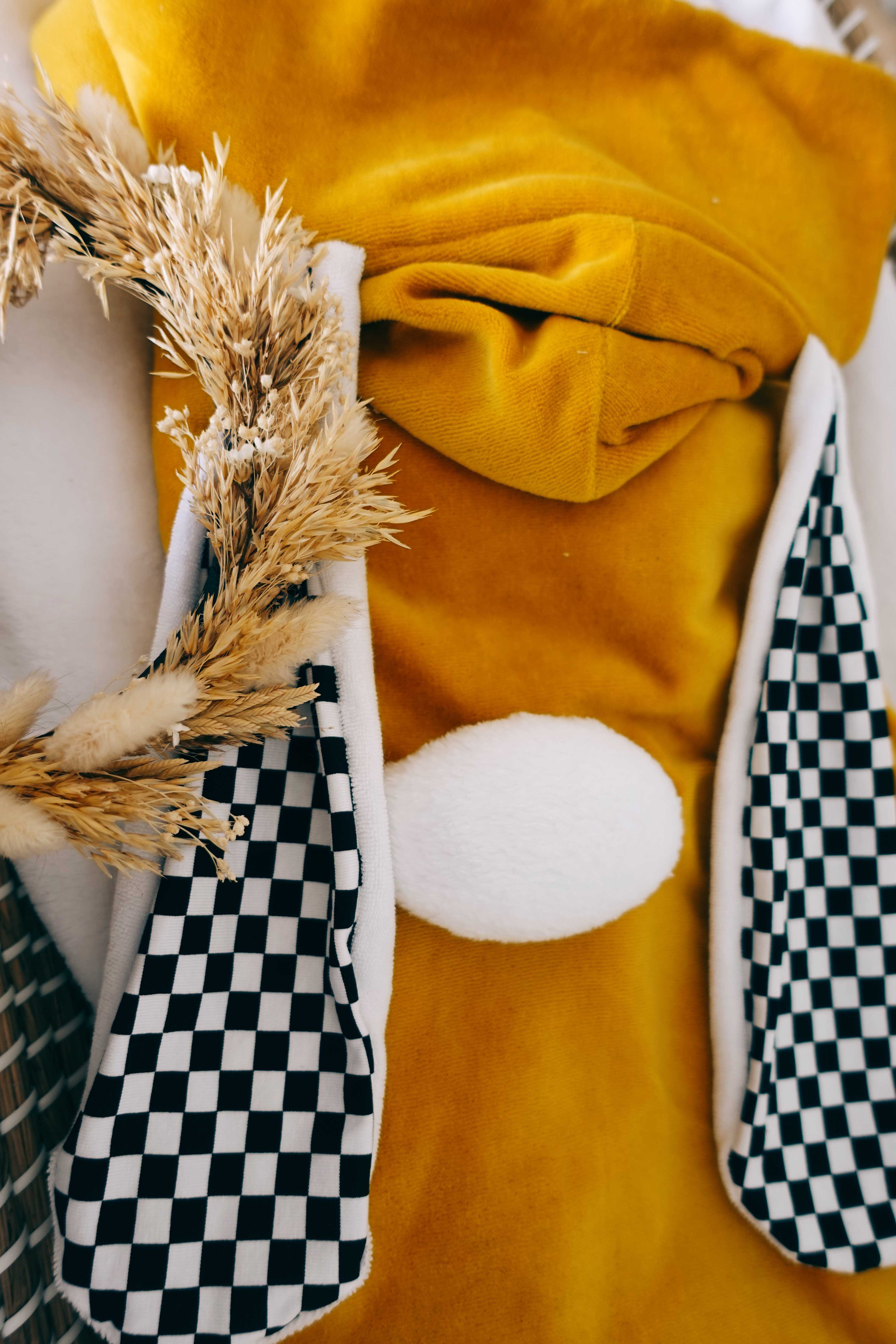 Poncho Bain Velours - Chessboard