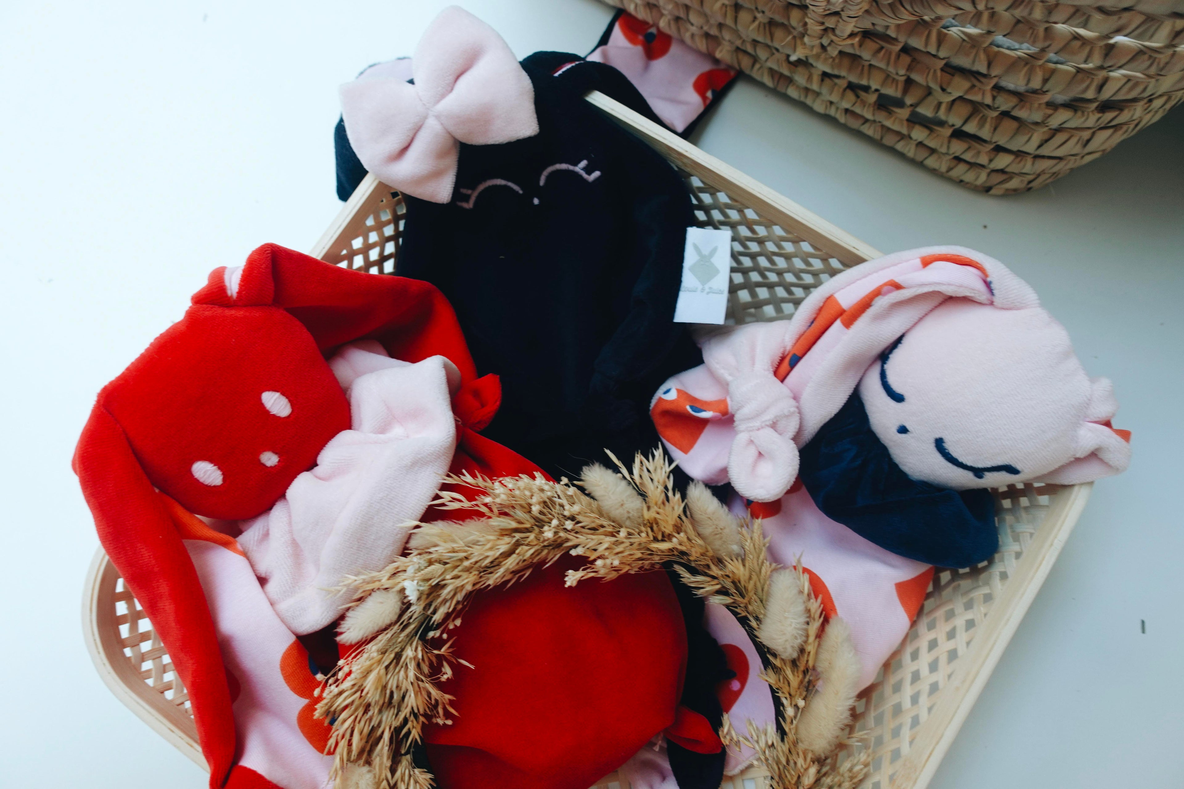 Doudou Velours Mini Noeuds - Lucette