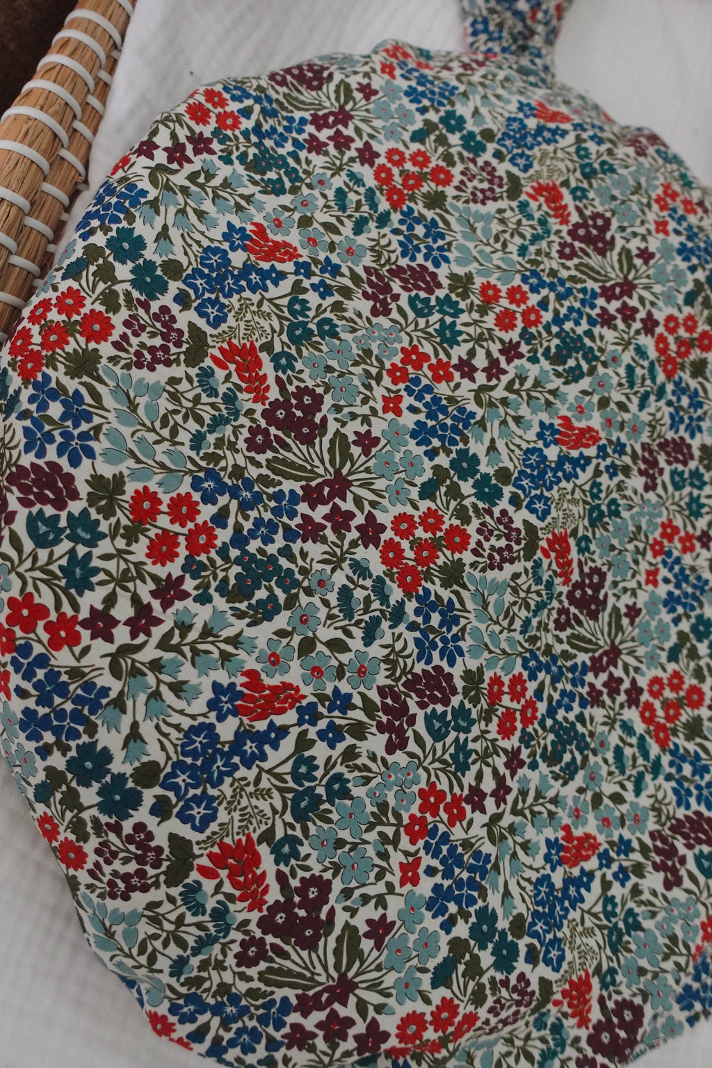Petit Coussin Pièce unique - Liberty Thorpe Burgundy