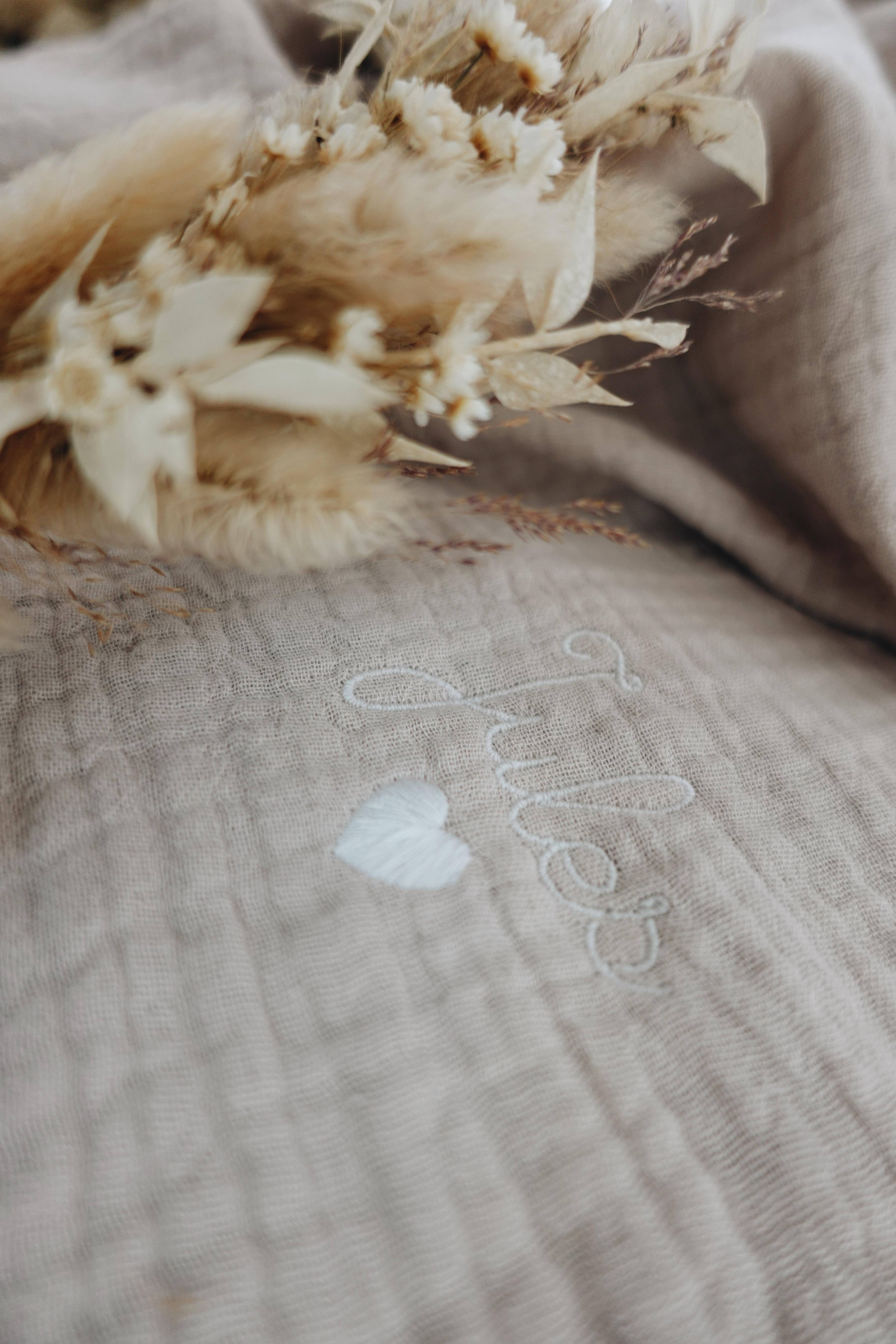 Lange Brodé Personnalisé