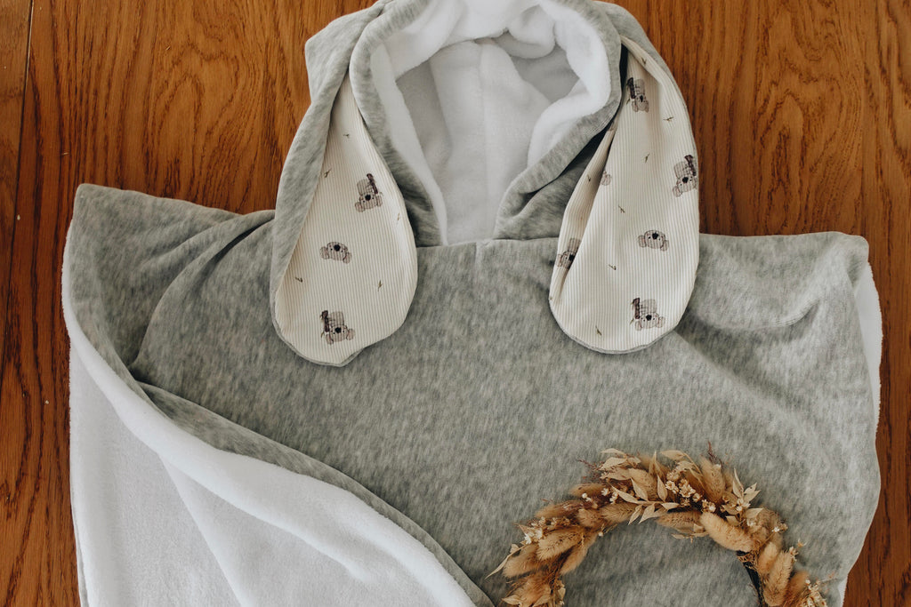 PROTOTYPE - Poncho Velours - Cute Koalas