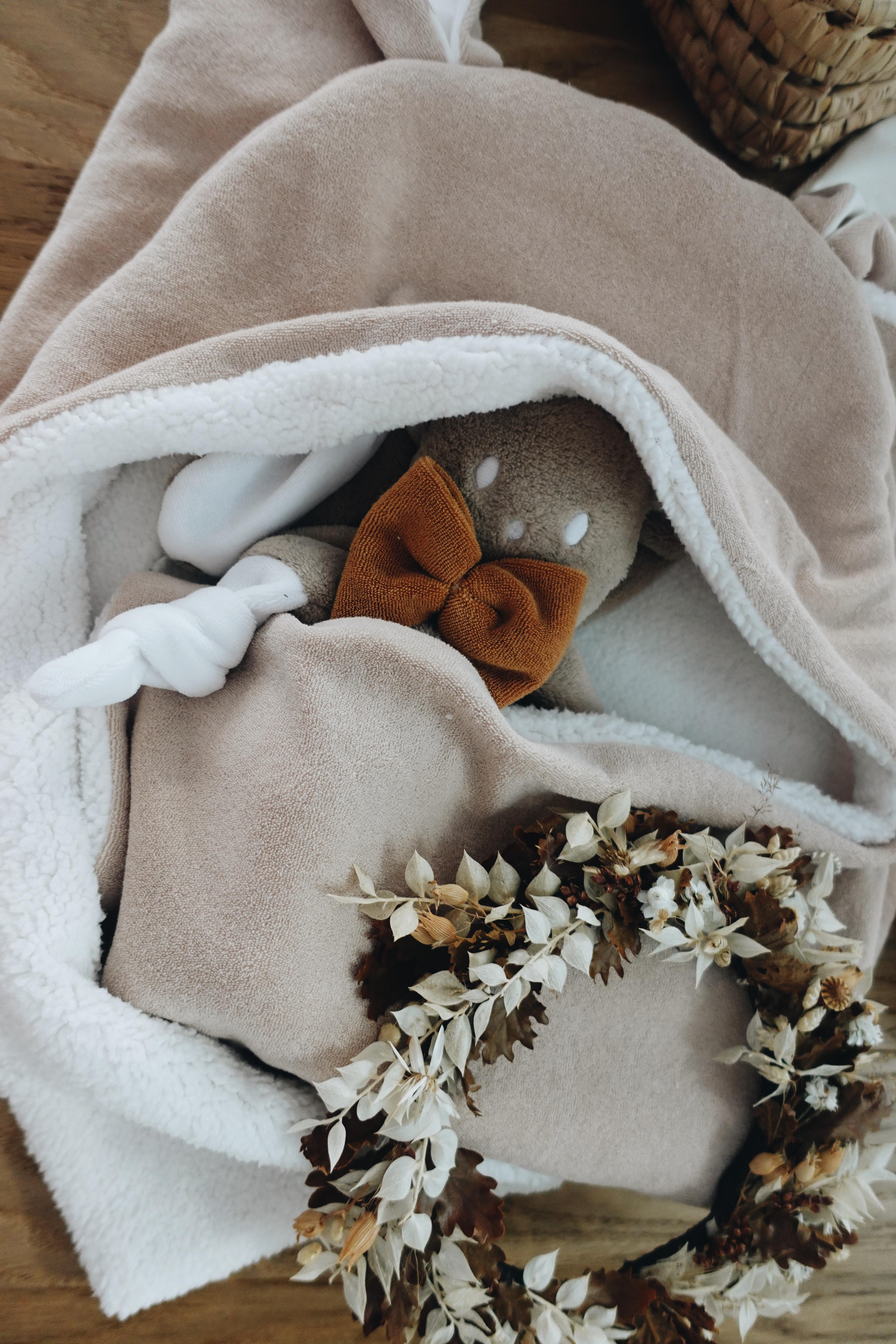 PROTOTYPE - Doudou Eponge Gaufrette - Lionceau