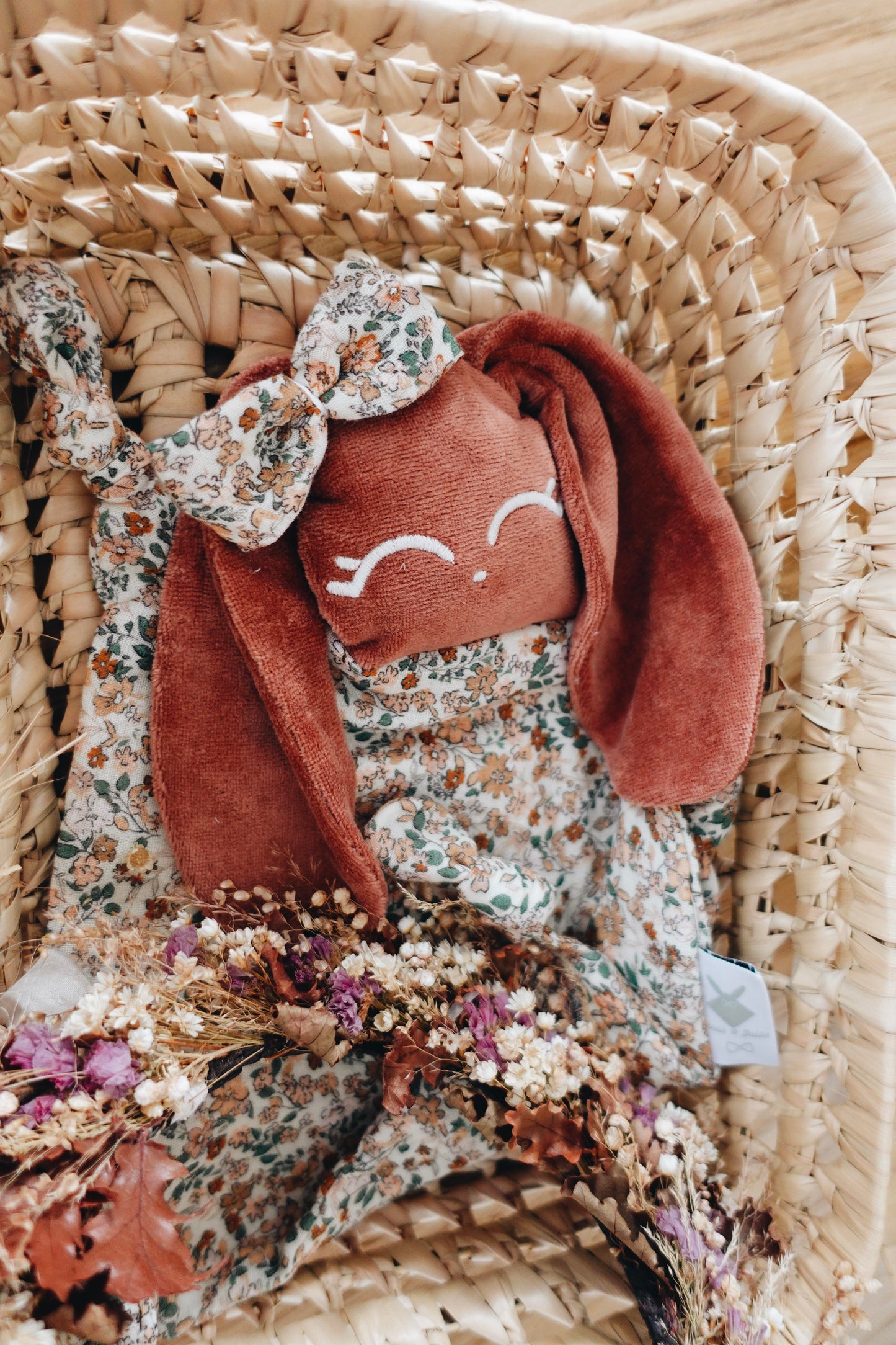 Doudou Mousseline Fleurs