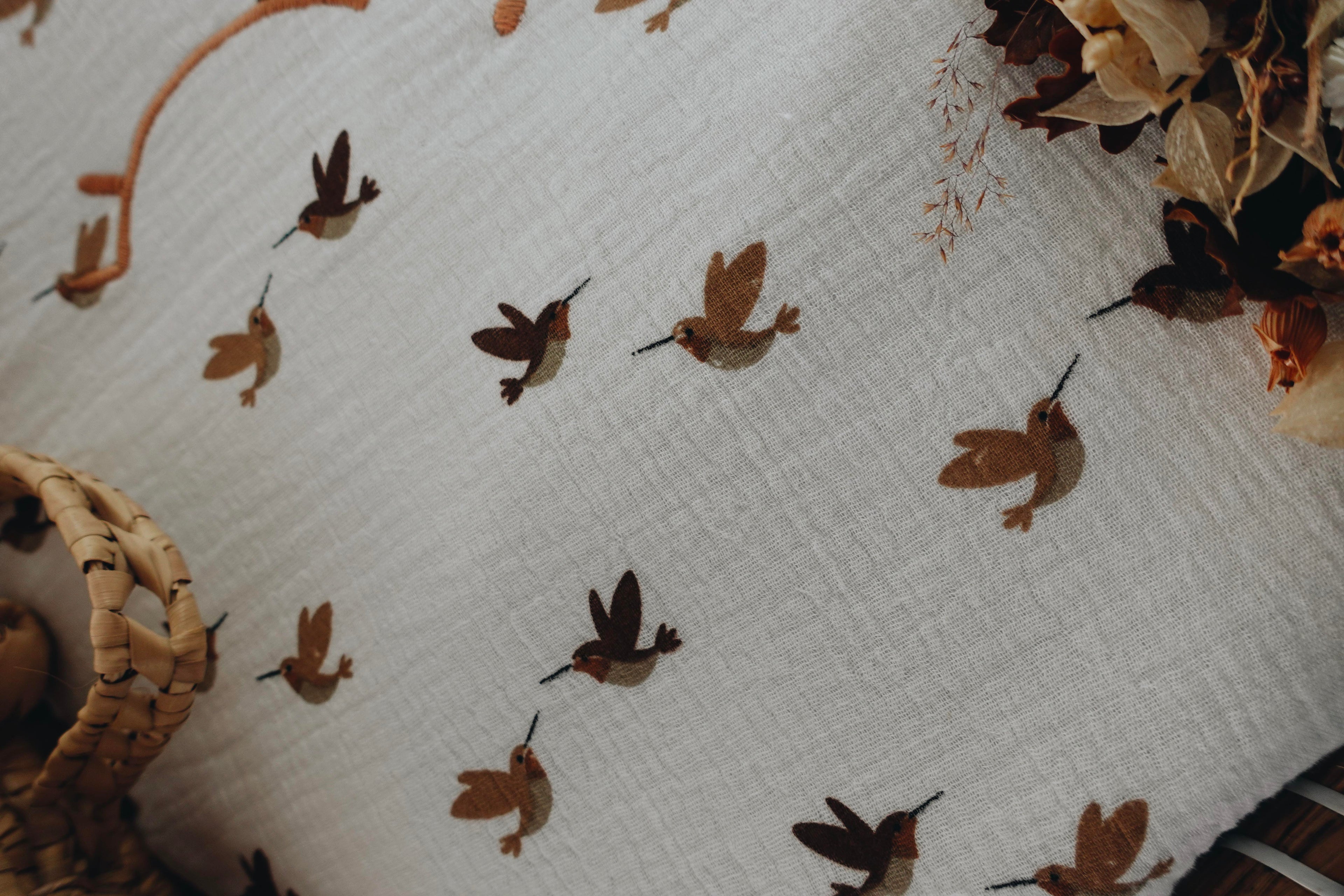 Petit Coussin Lange - Oiseaux