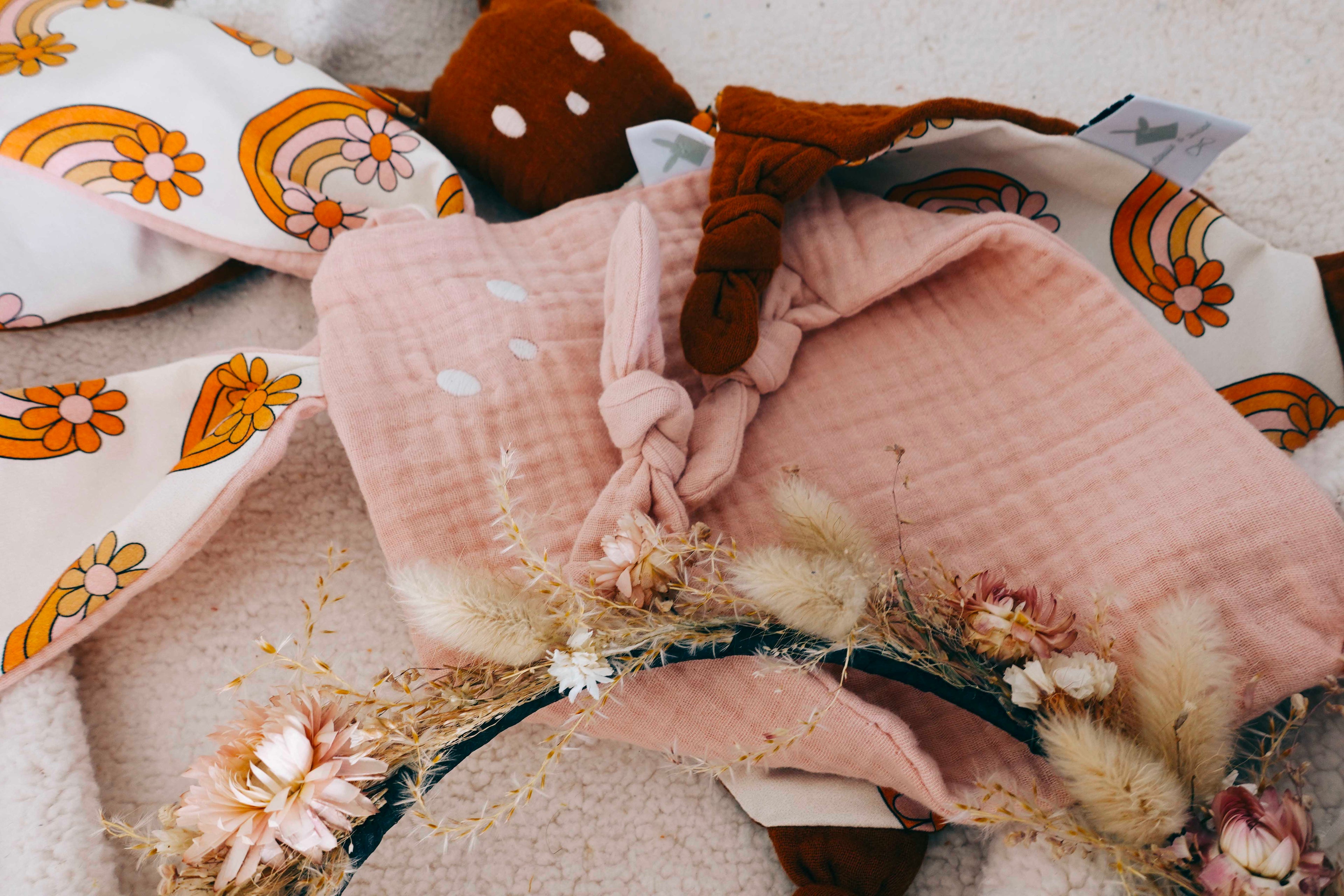 Doudou Lange Chouchou – Flower Rainbow
