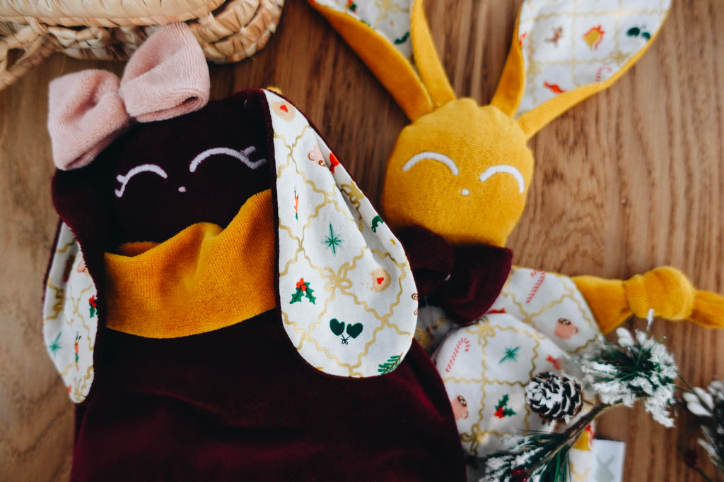 PROTOTYPE - Doudou Velours Chouchou - Holiday Argyle