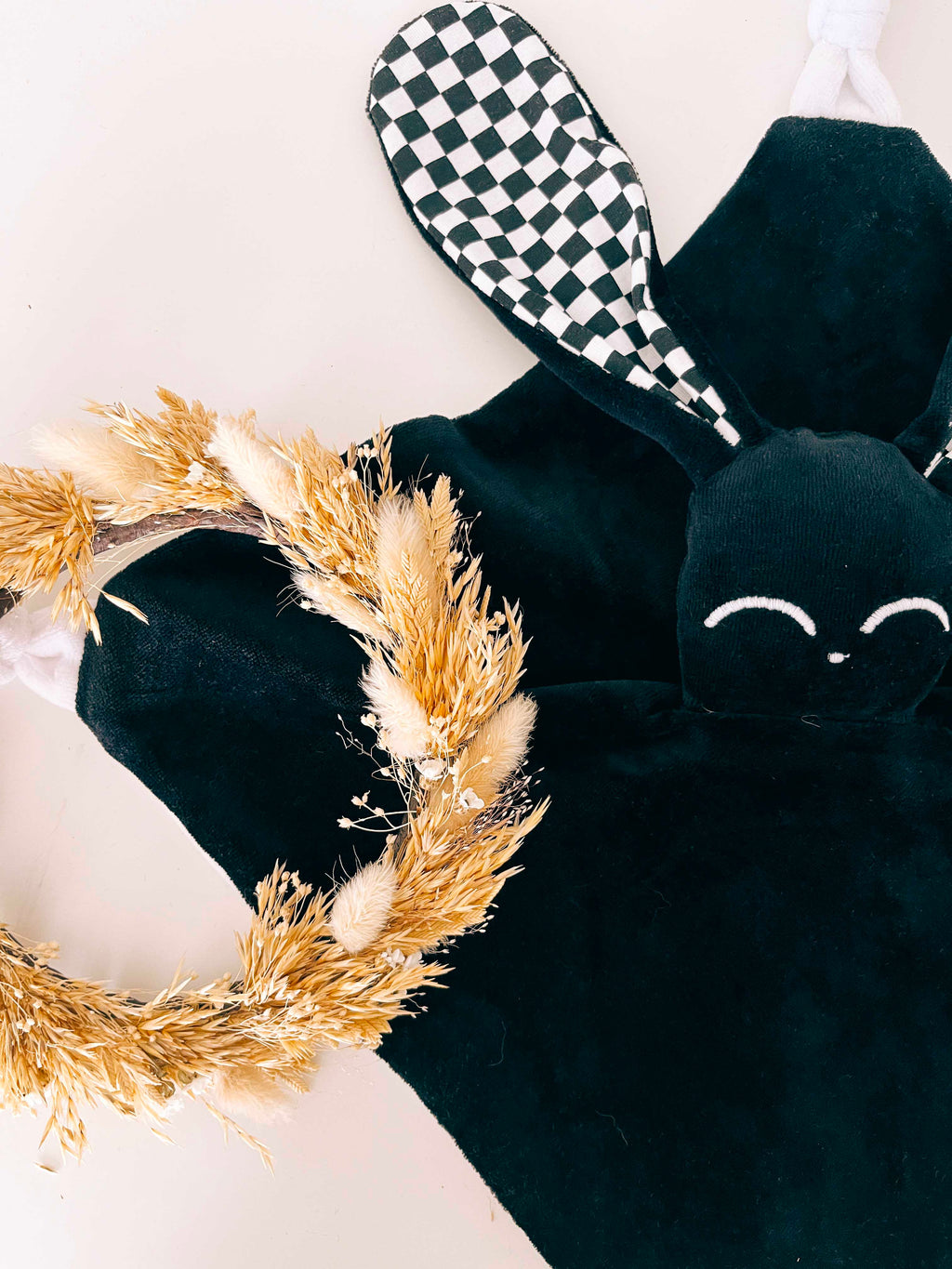 Doudou Velours Câlin Noeuds - Chessboard