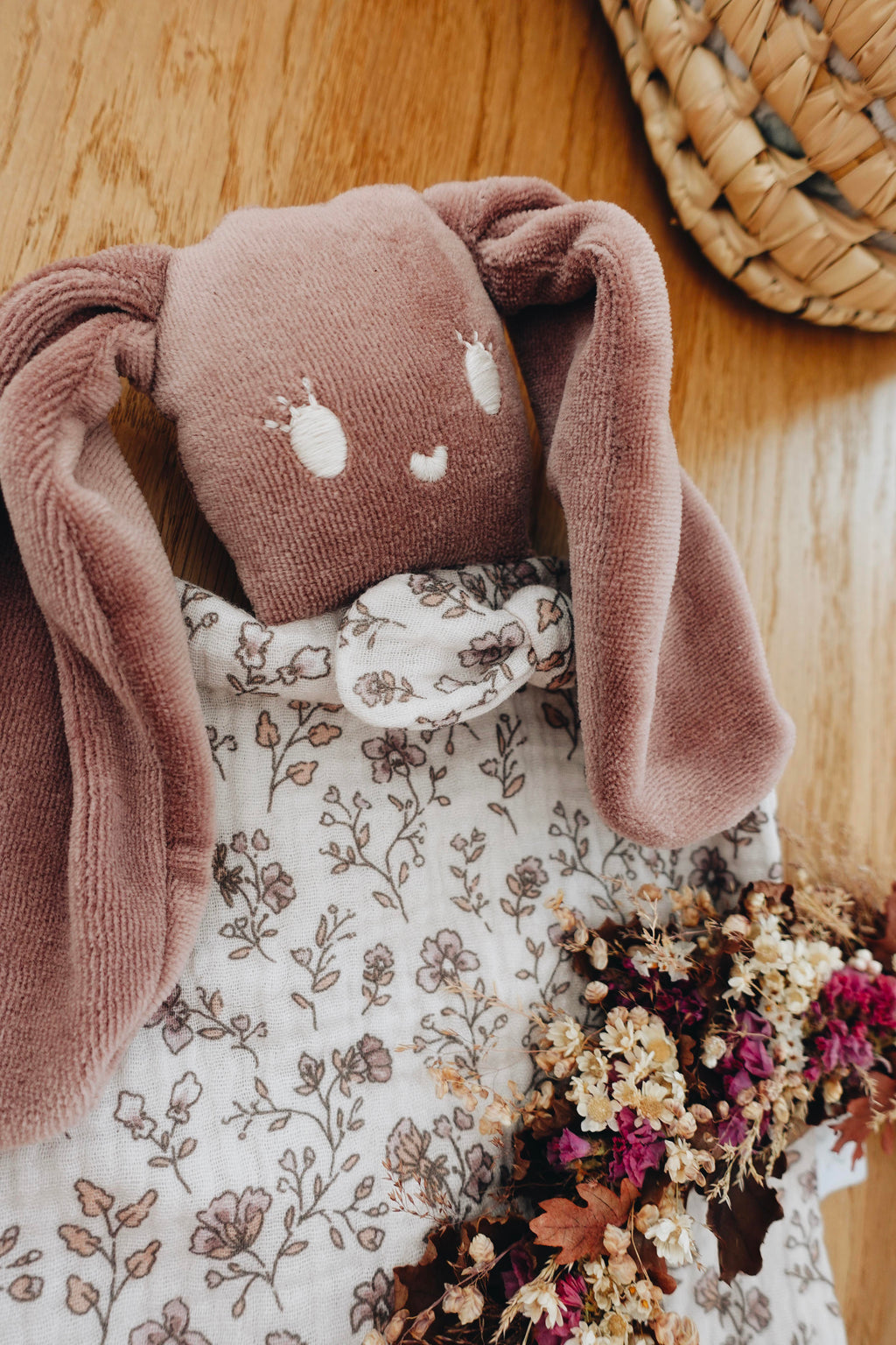 Doudou Mousseline Vintage Flowers