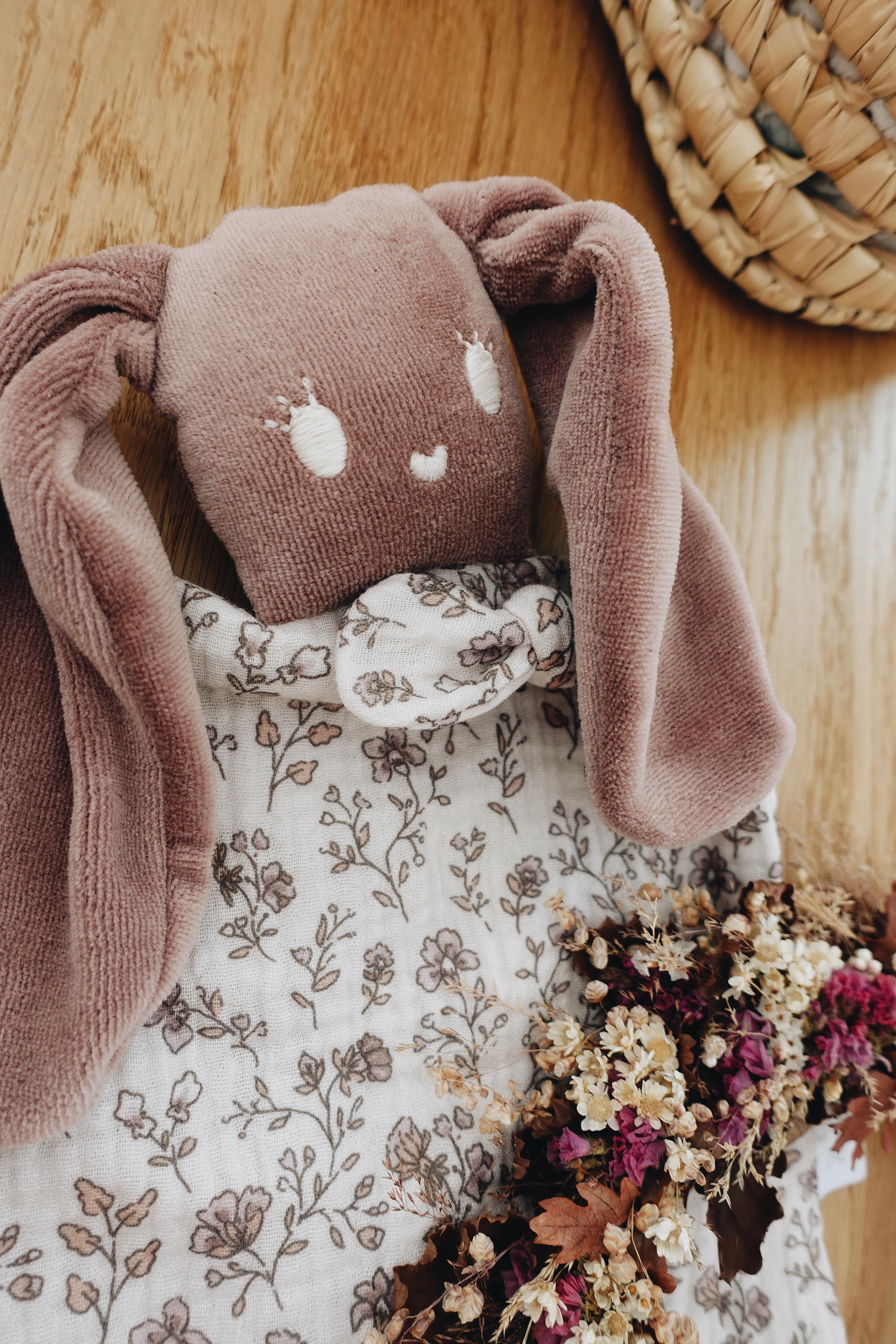 Doudou Mousseline Vintage Flowers