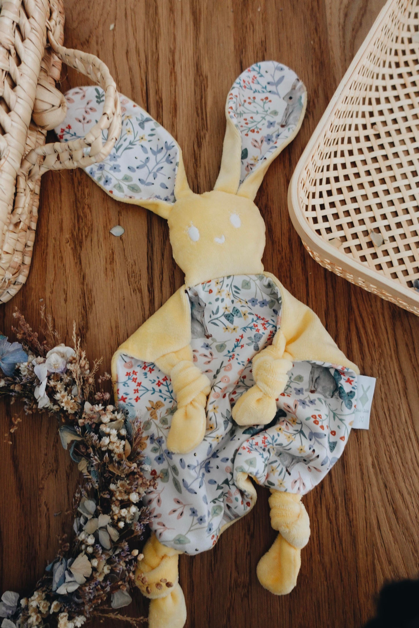 Doudou Velours Chouchou - Cottontails Blossom