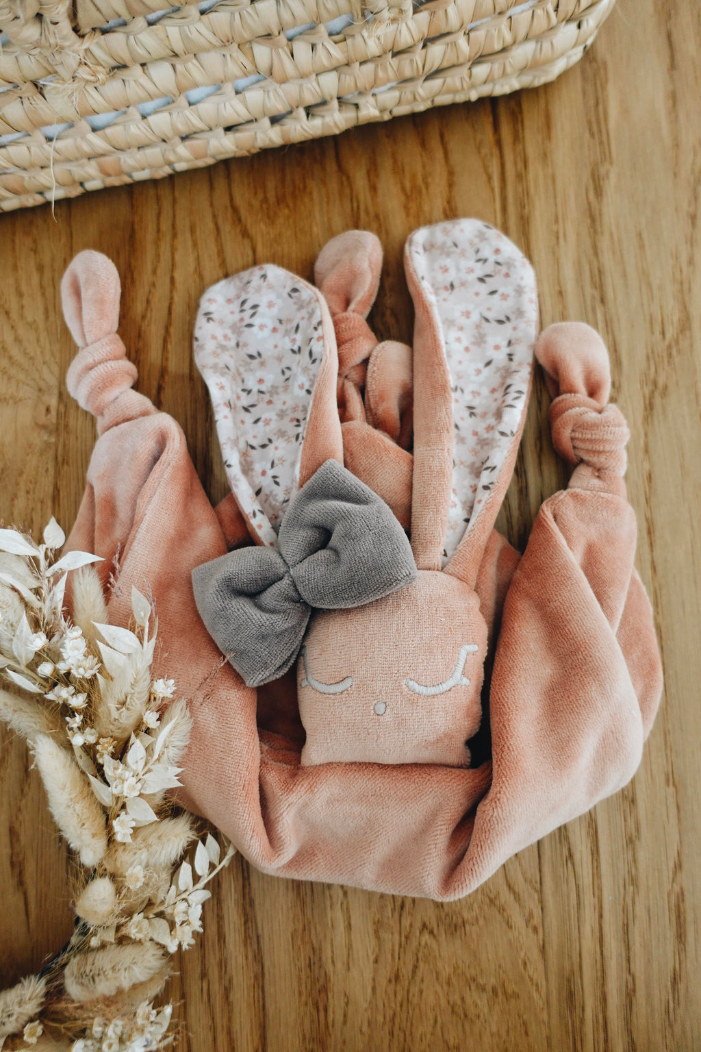 Doudou Velours Câlin Noeuds - Flower Bombs