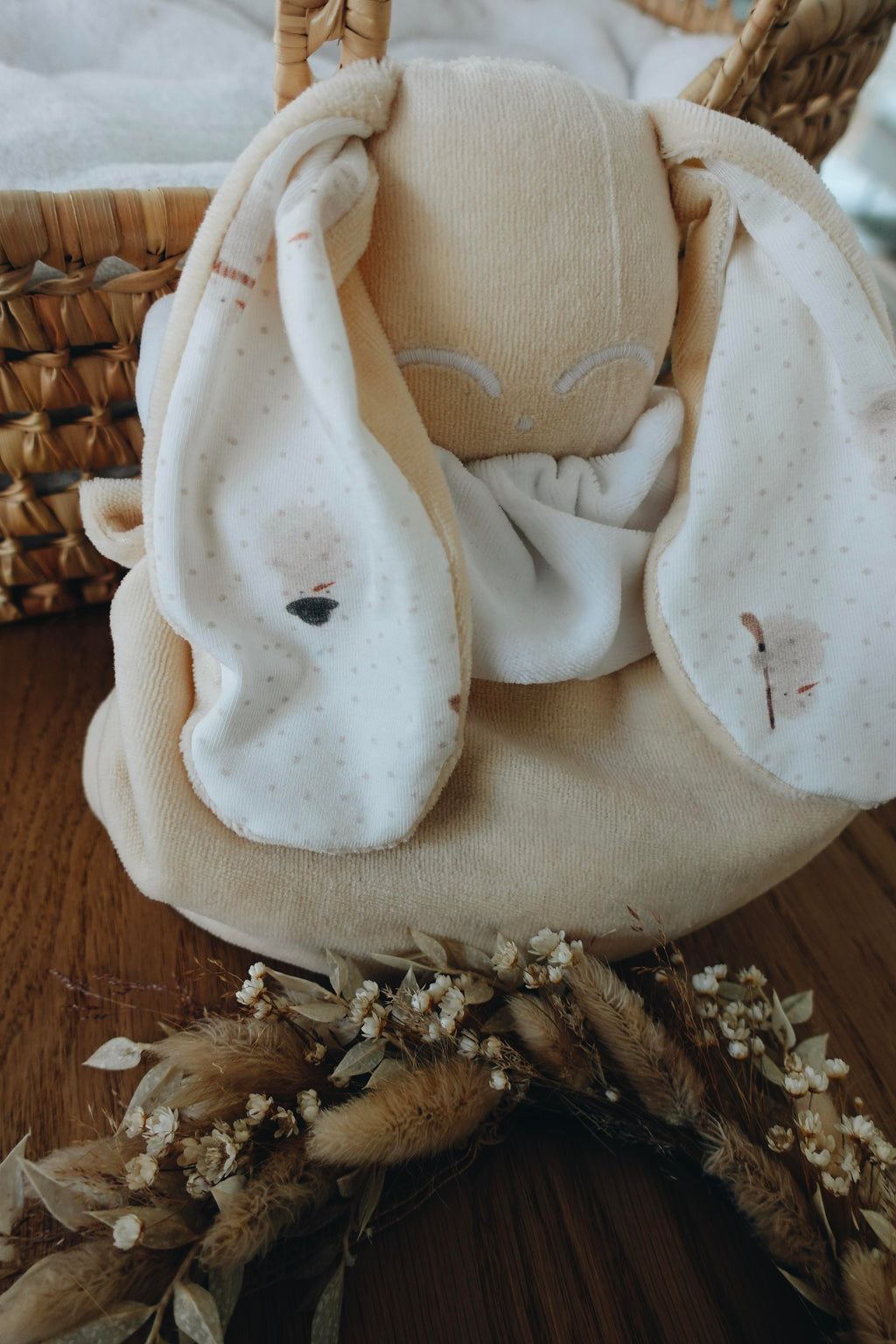 PROTOTYPE - Bouillotte noyaux de cerise Velours - Snowman